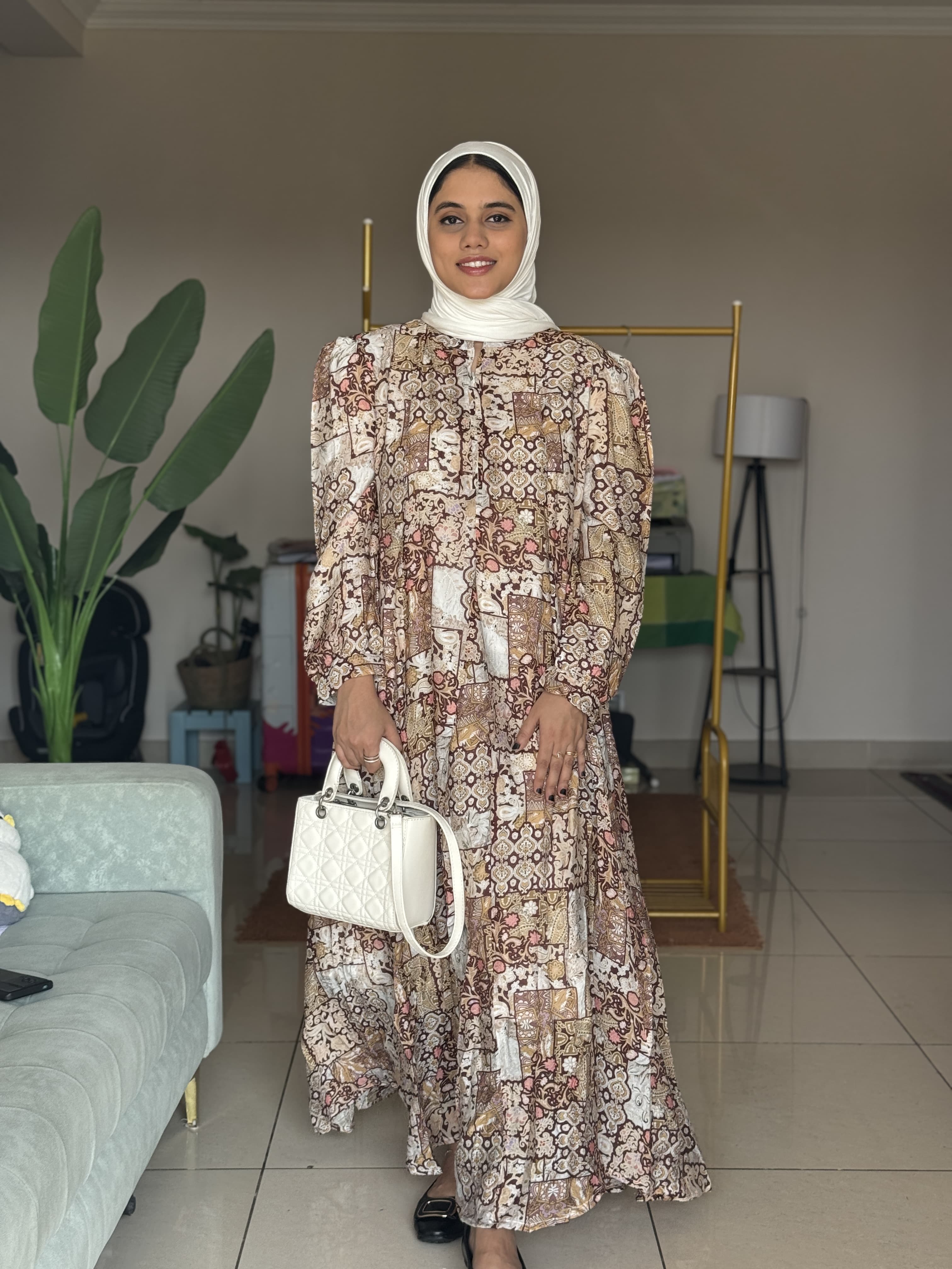 HIFI Floral plus size gown