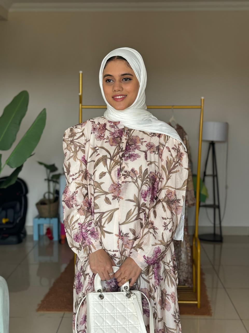 HIFI Floral plus size gown