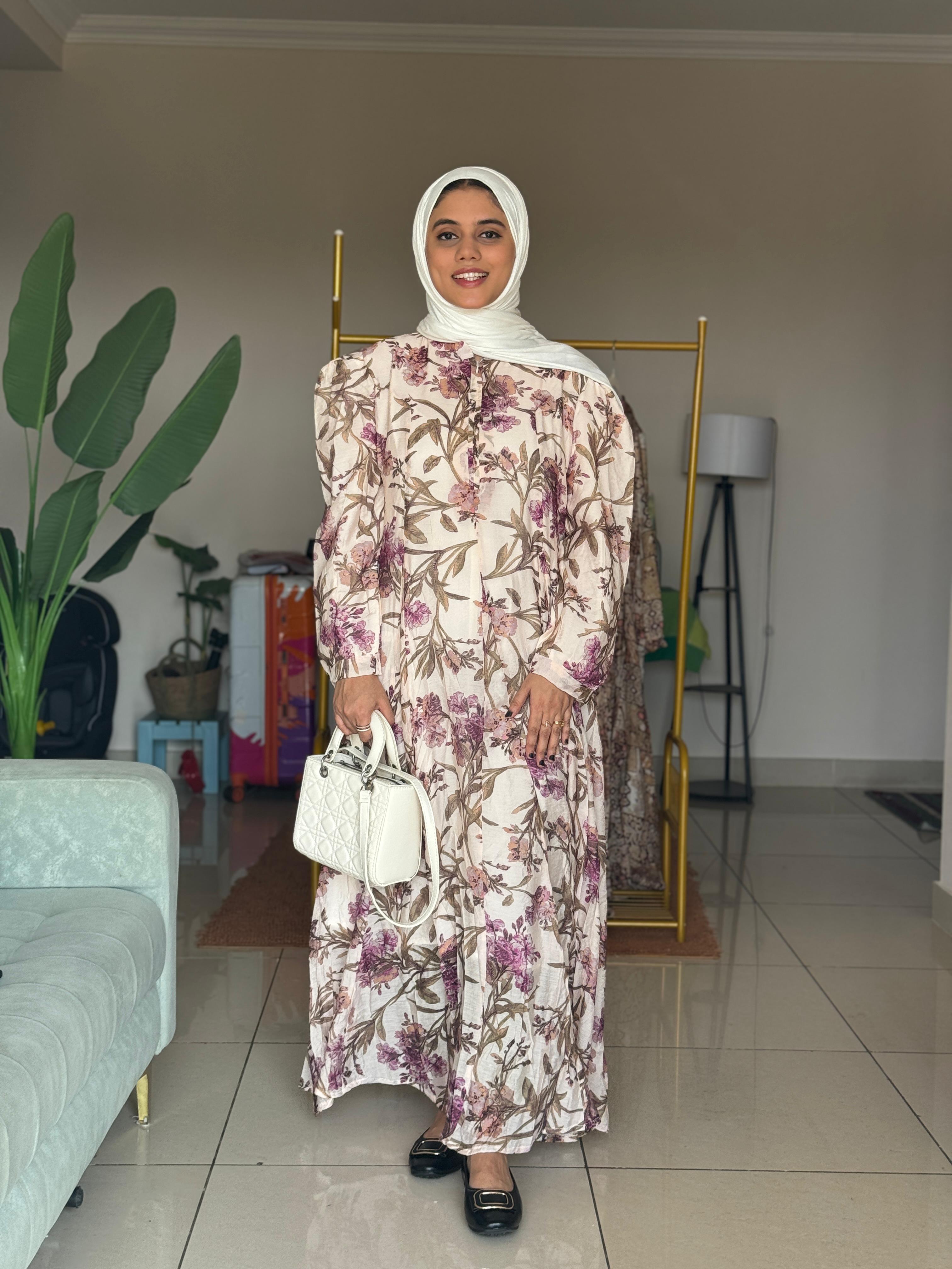 HIFI Floral plus size gown