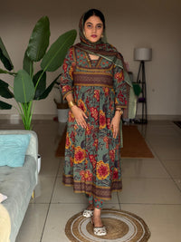 Greenish print