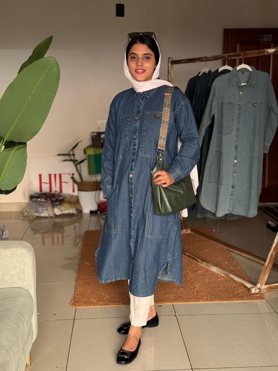 HIFI French denim tunic