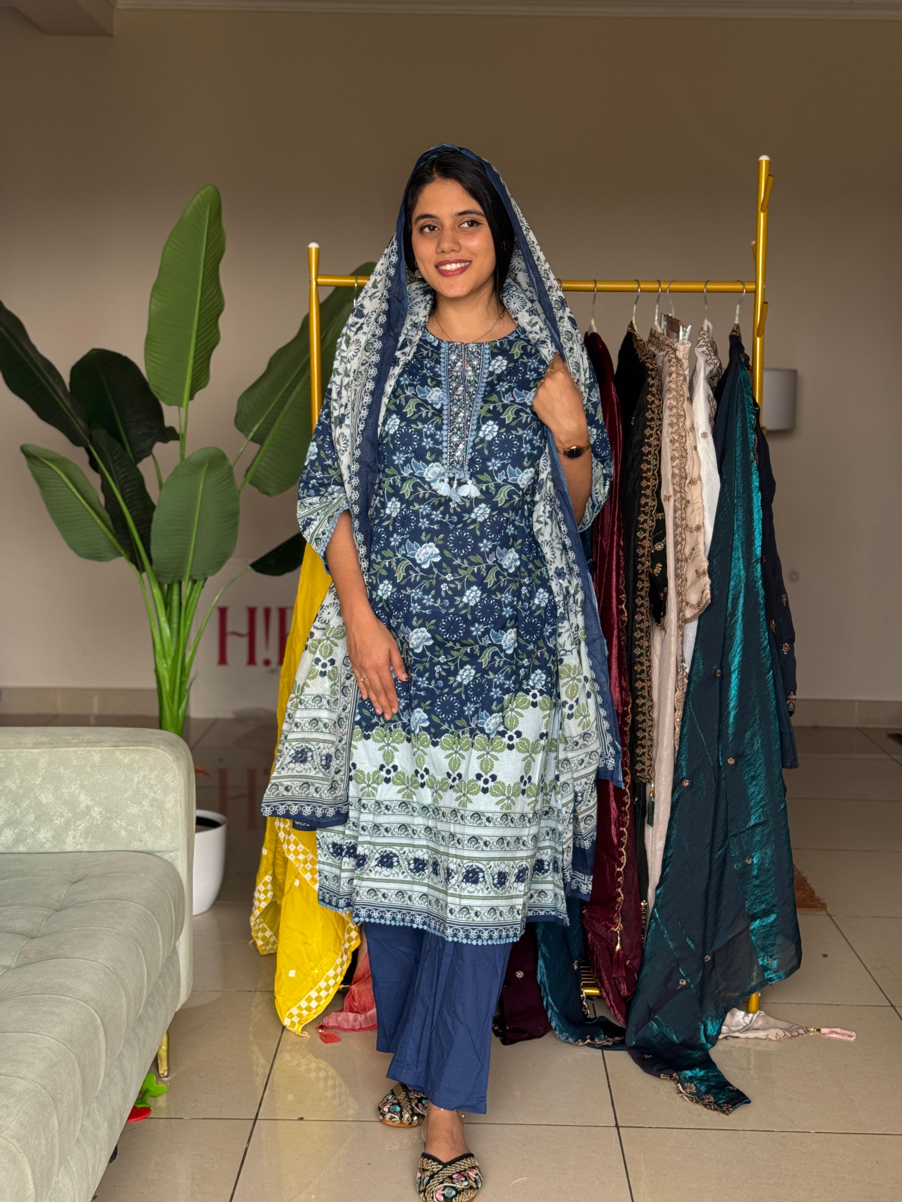 PE26 Classic cotton blue