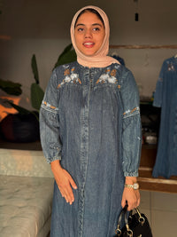 Greenish denim