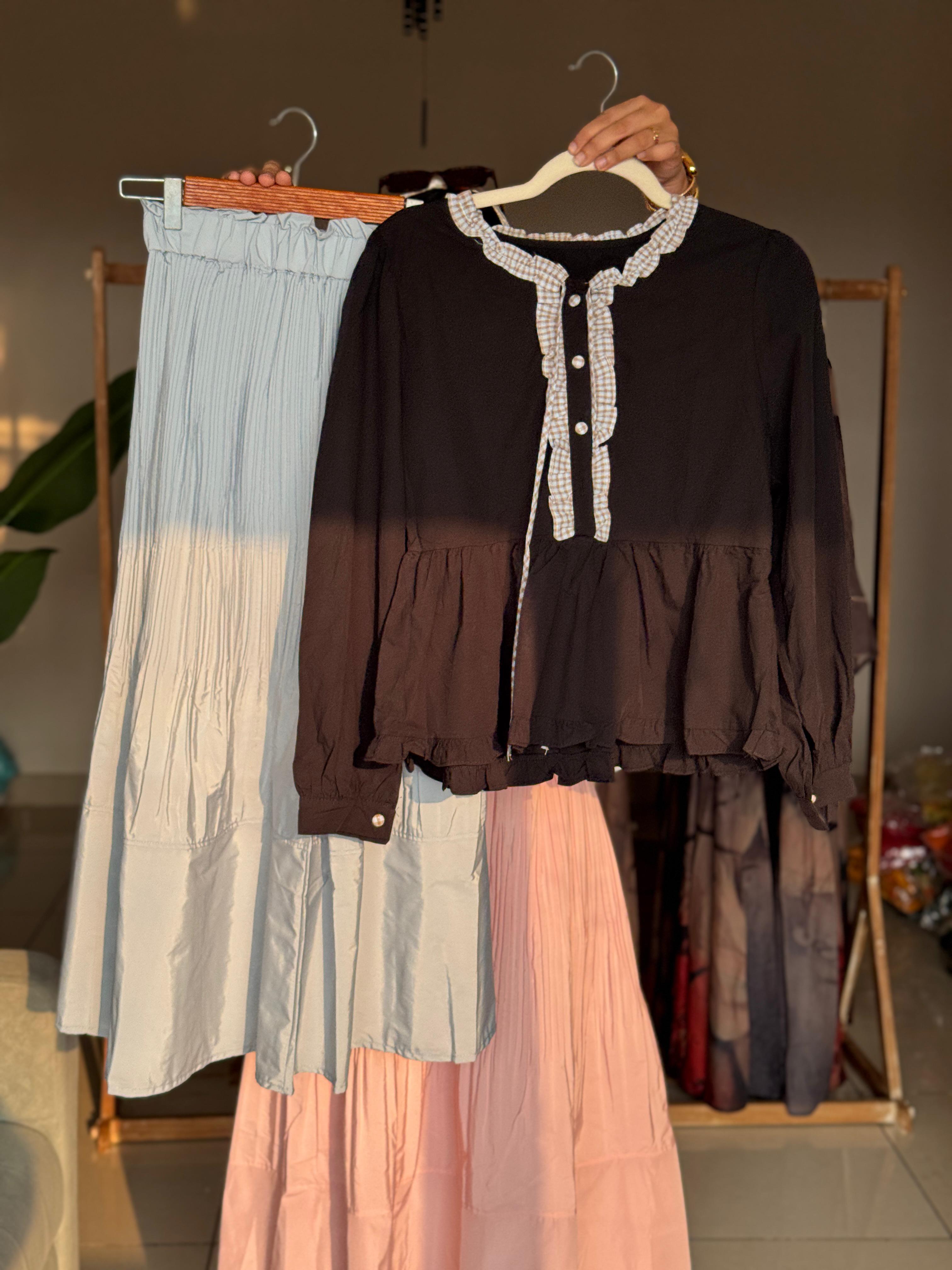 Hifi chinese skirt top combo