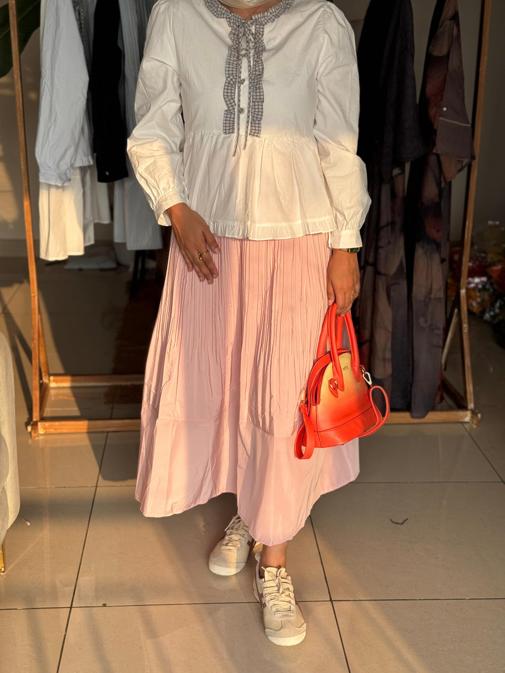 Hifi chinese skirt top combo