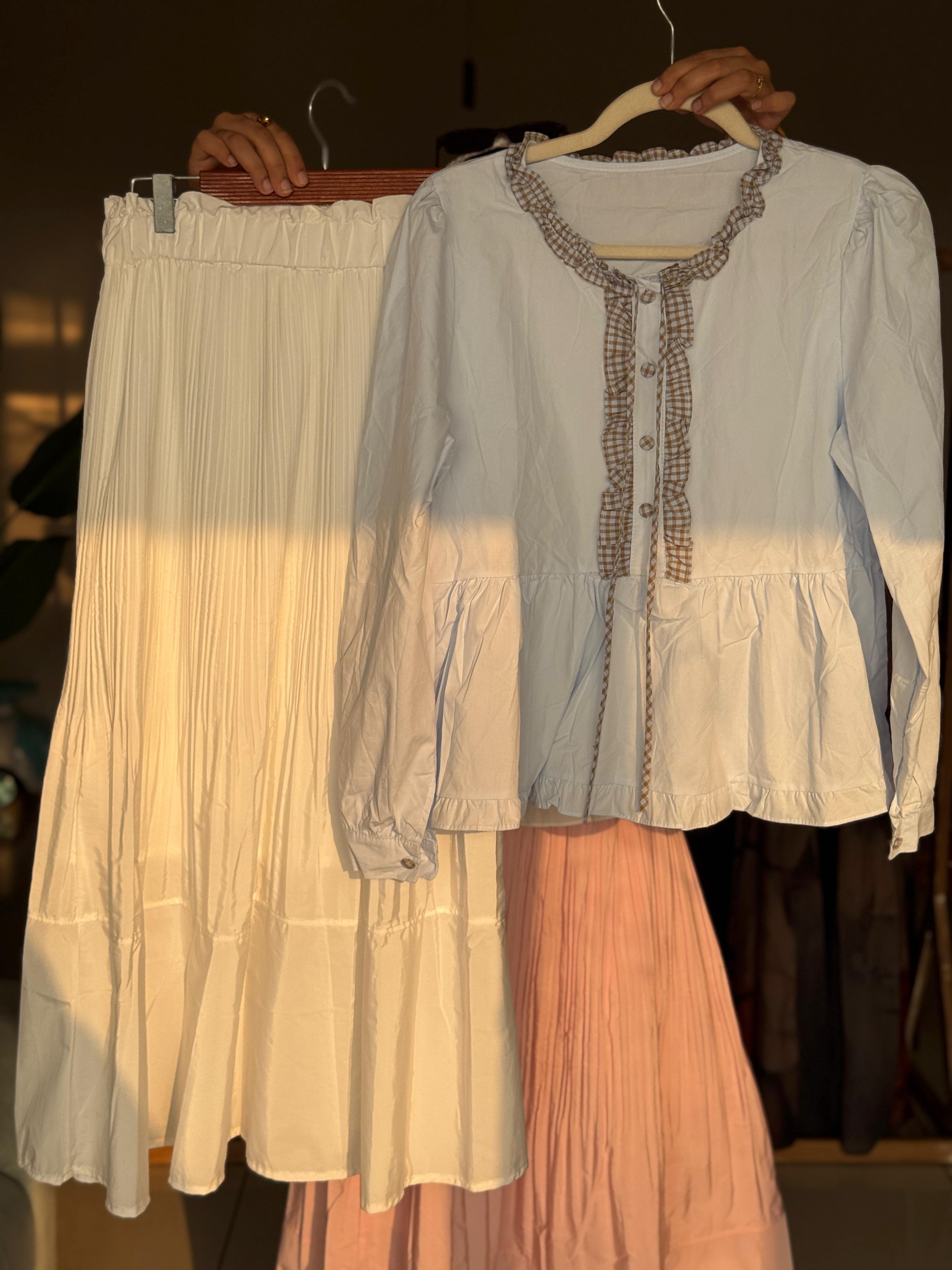 Hifi chinese skirt top combo