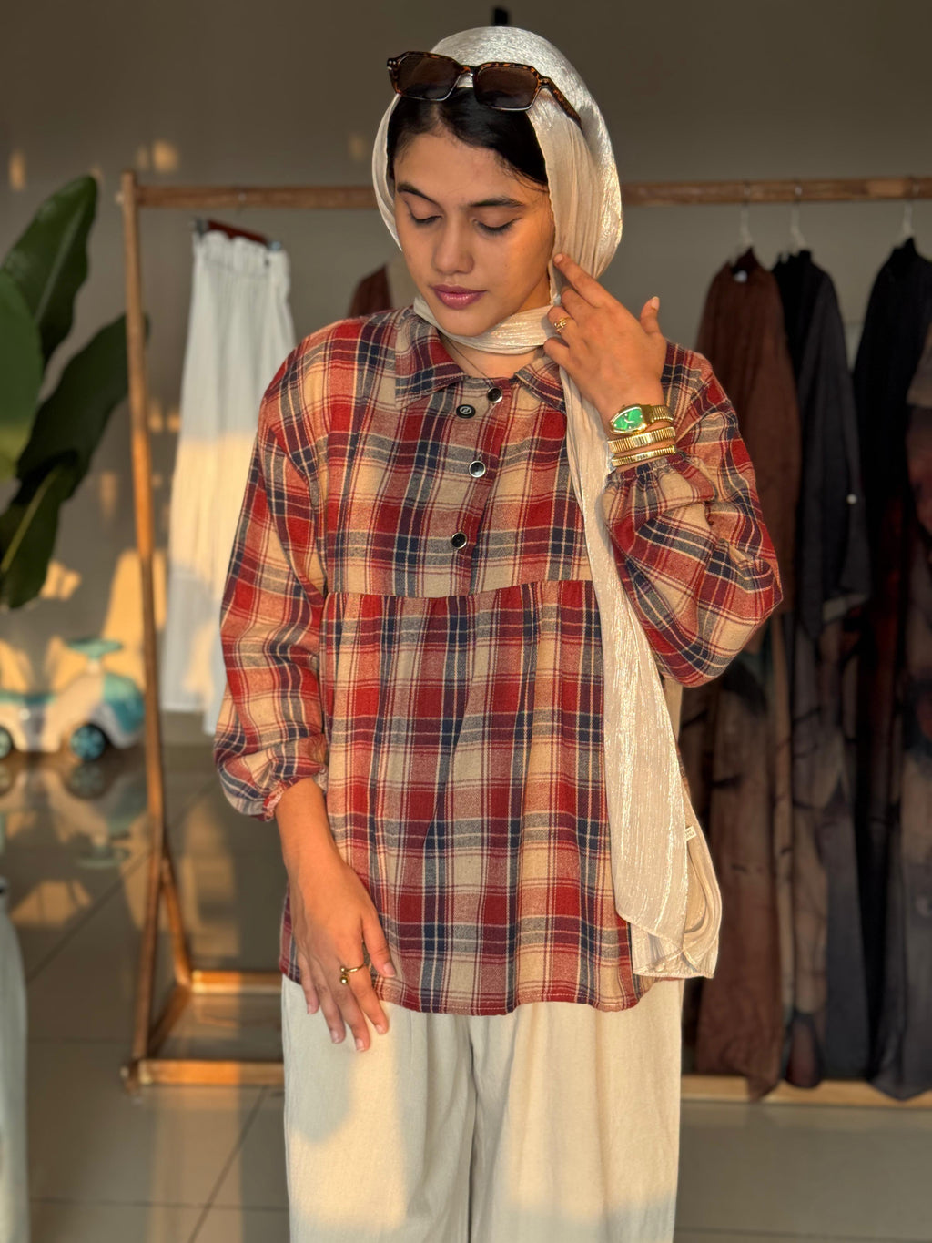 Hifi Linen pant shirt combo