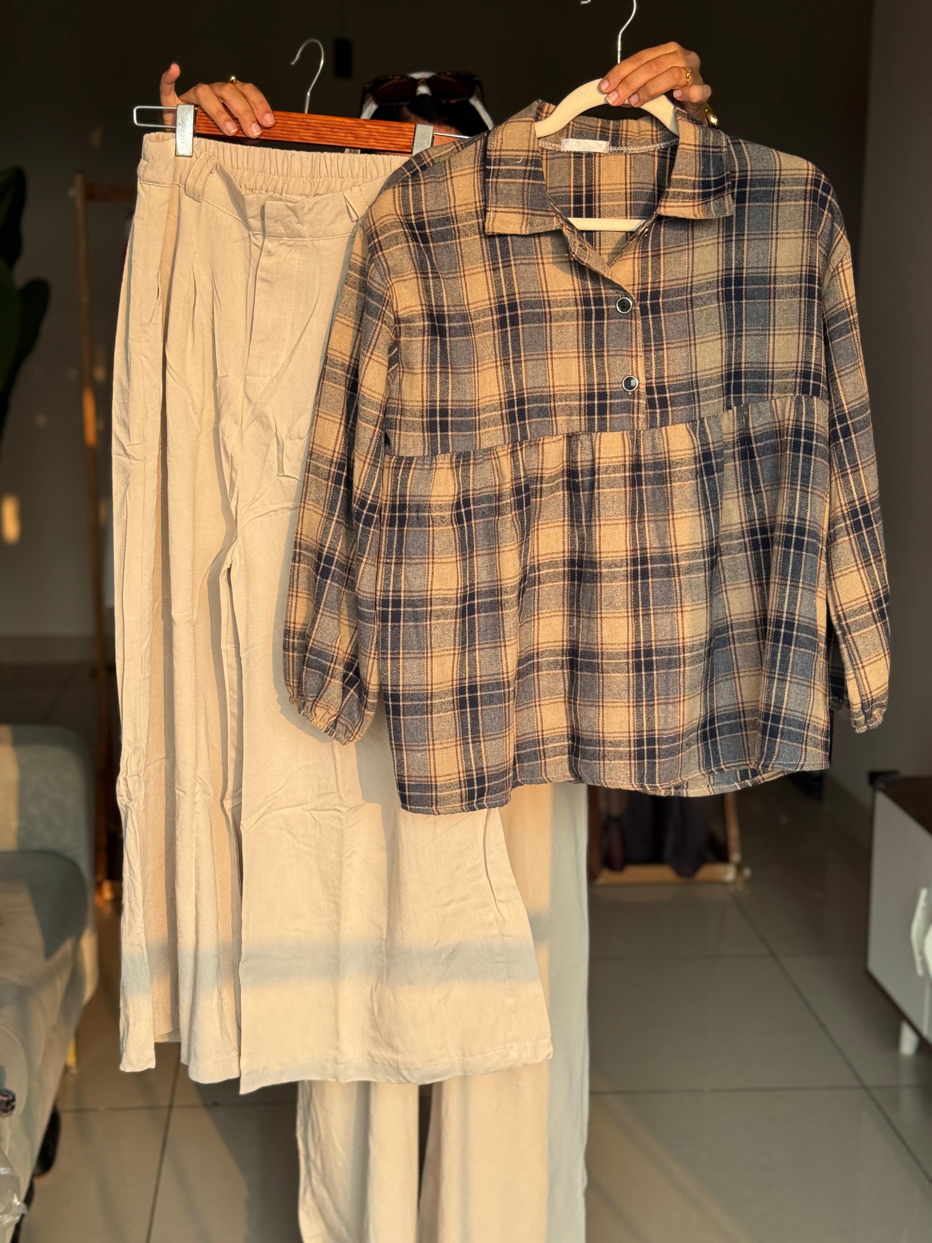 Hifi Linen pant shirt combo