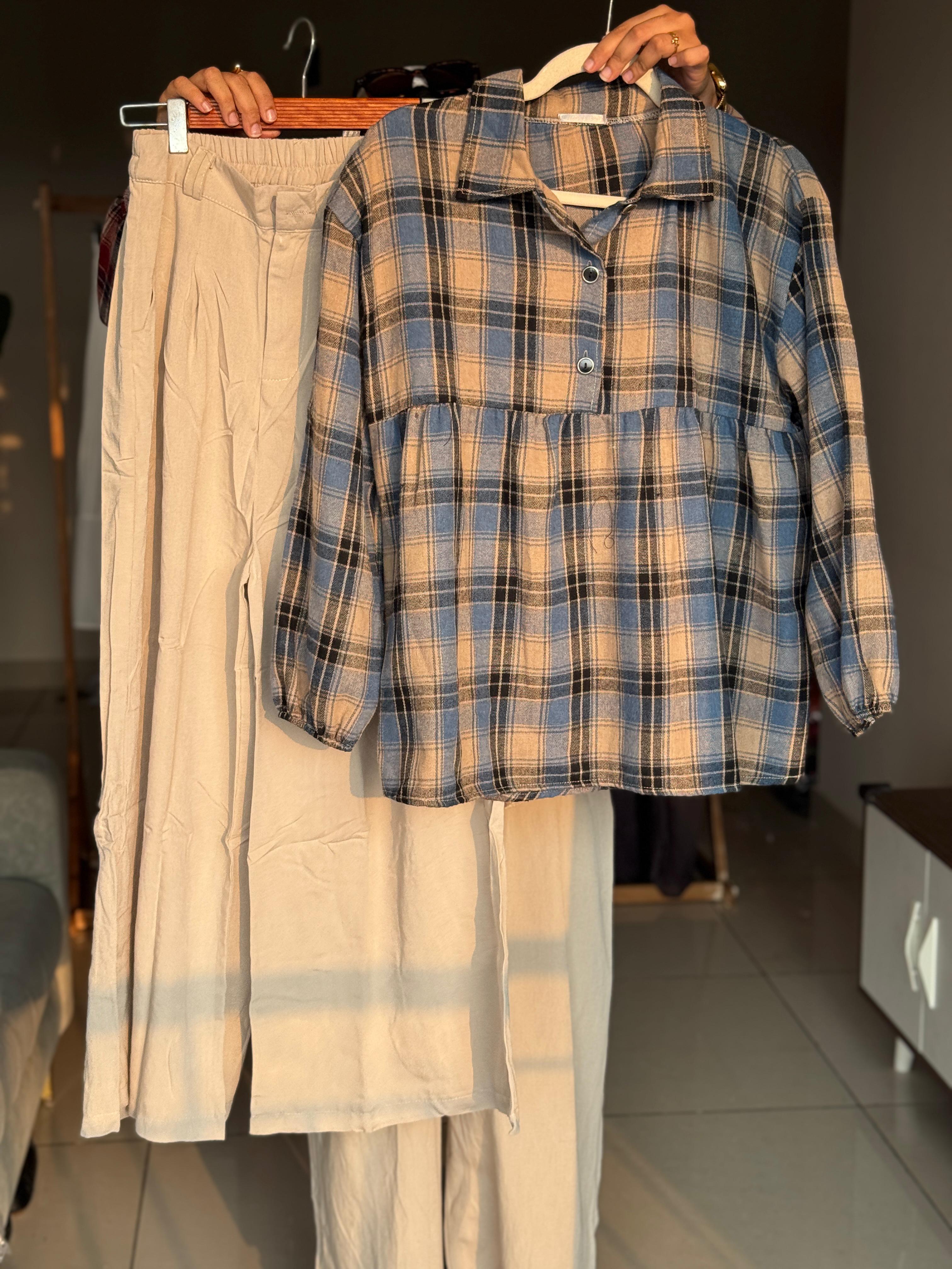 Hifi Linen pant shirt combo