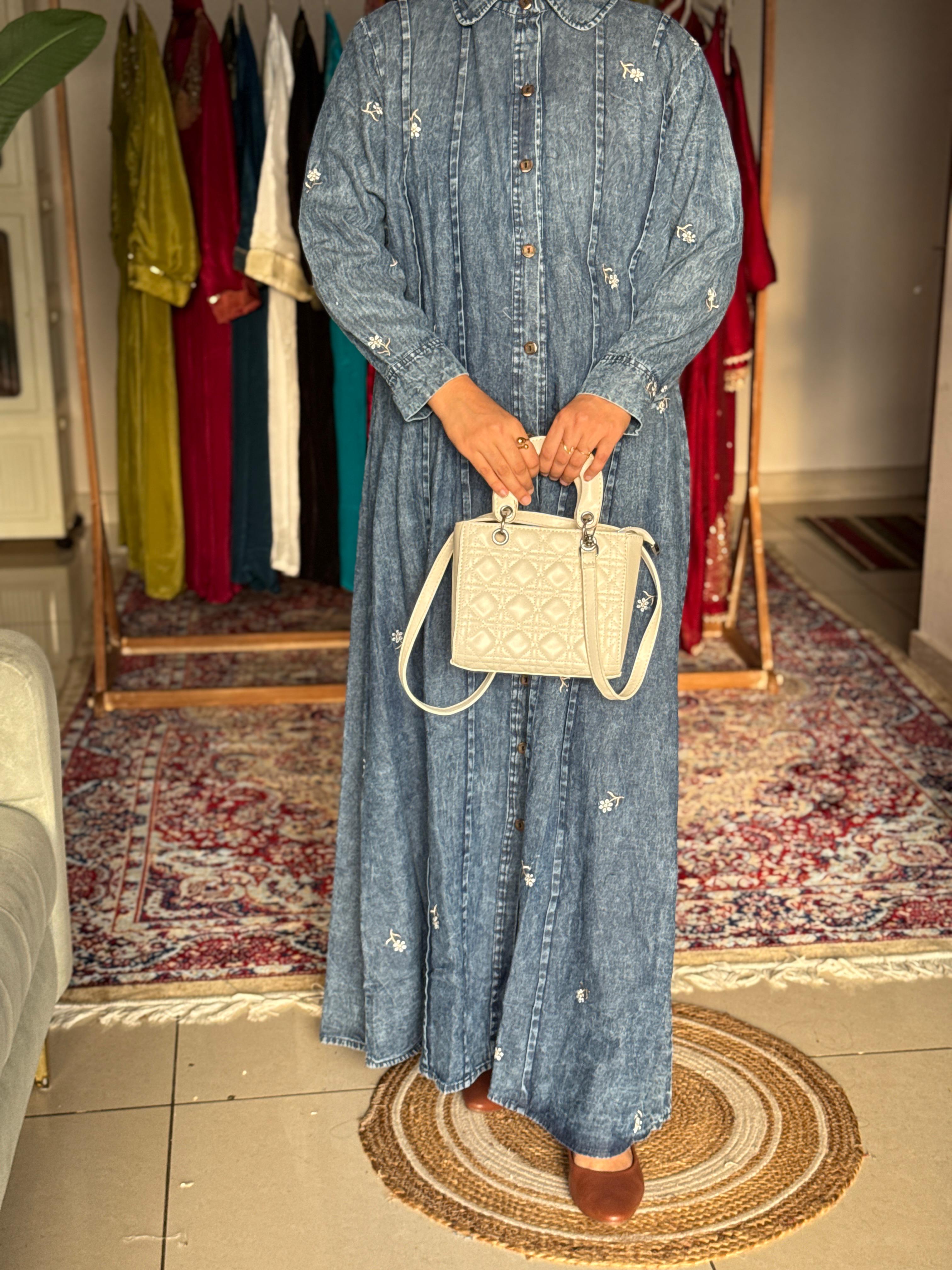 Hifi Panel denim gown