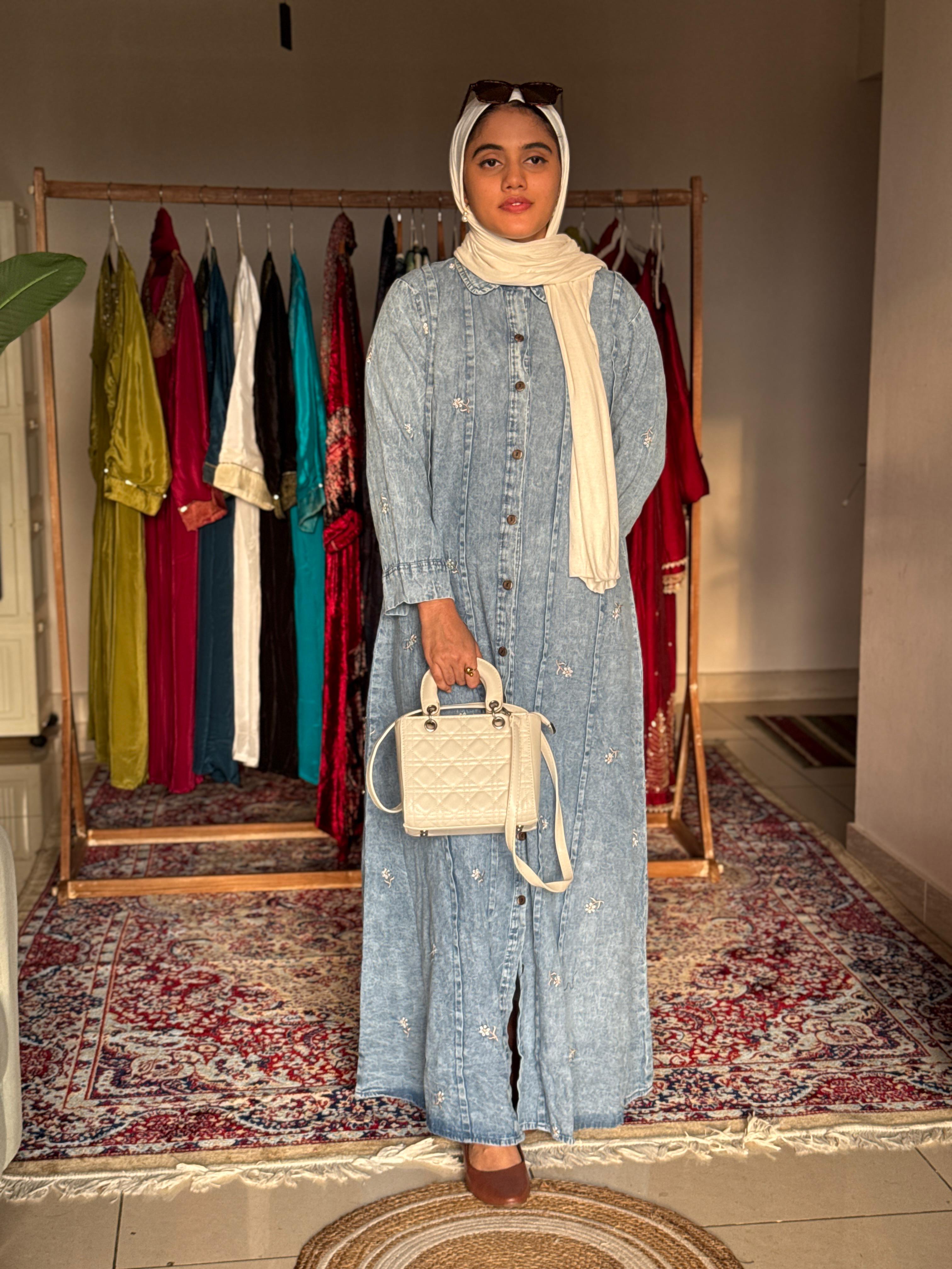 Hifi Panel denim gown