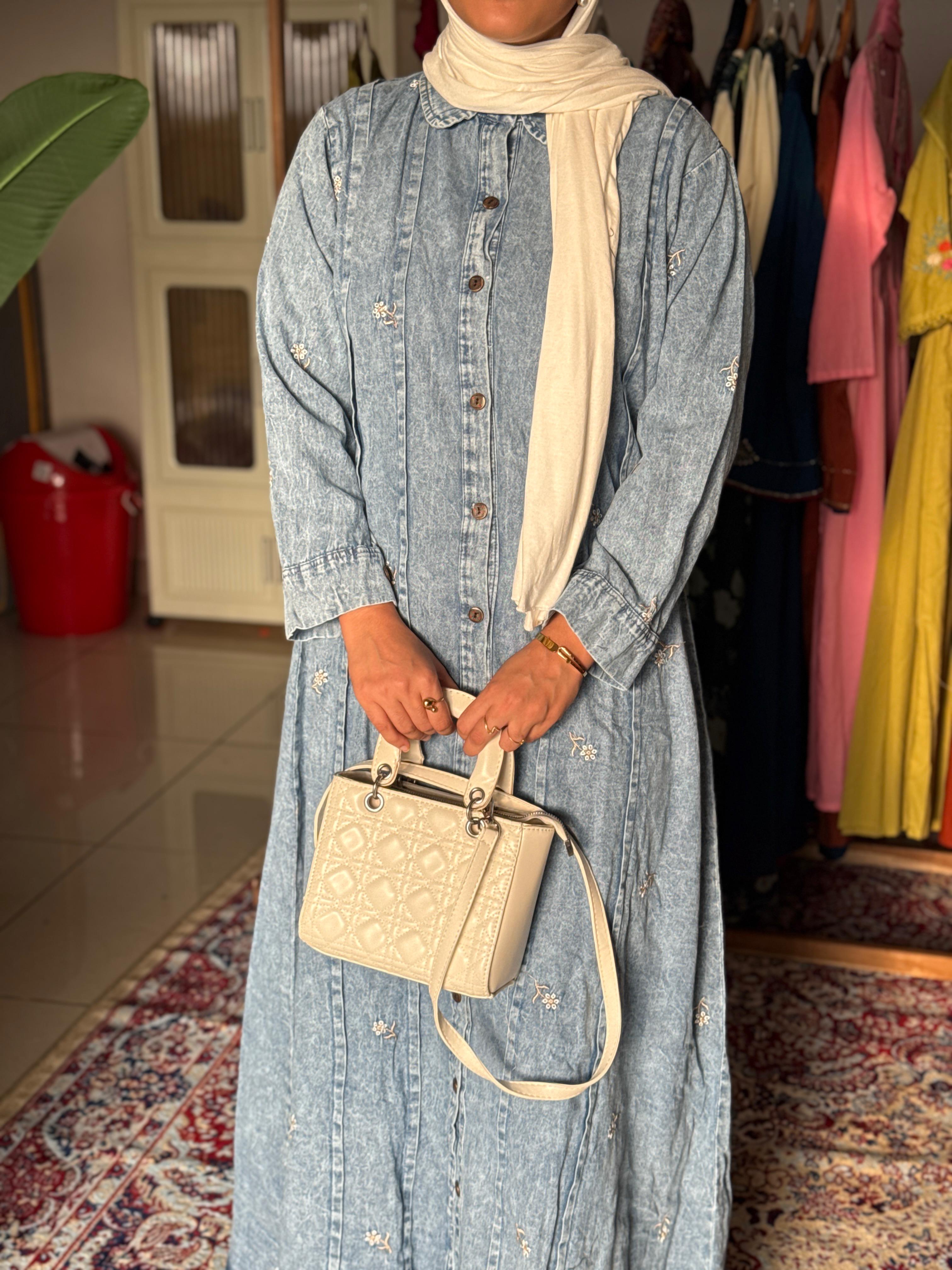Hifi Panel denim gown