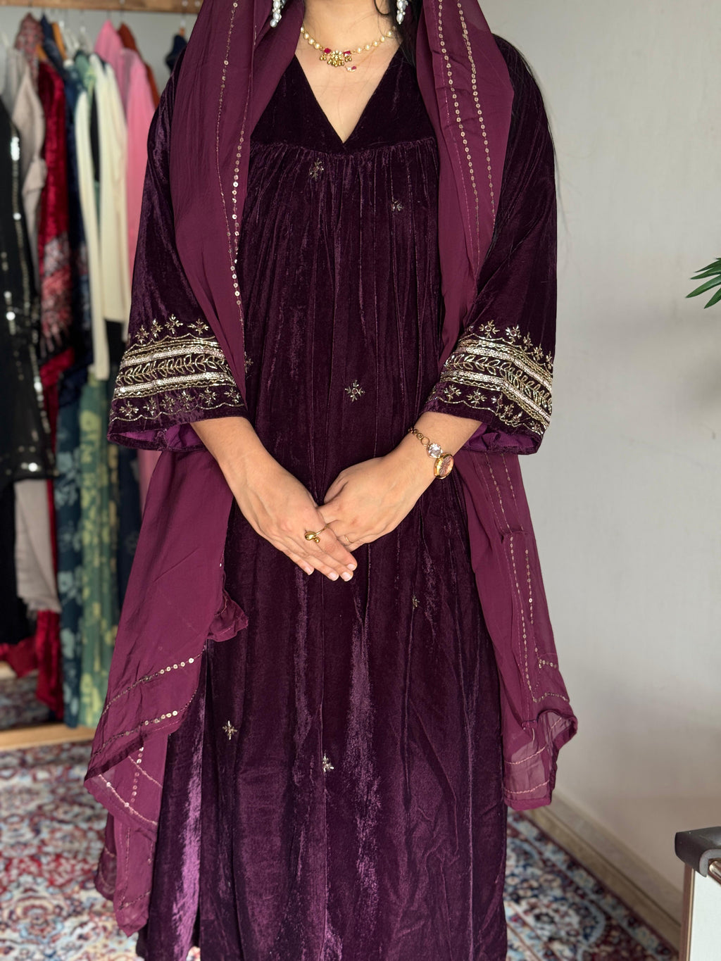 Hifi Eid with velvet Drop