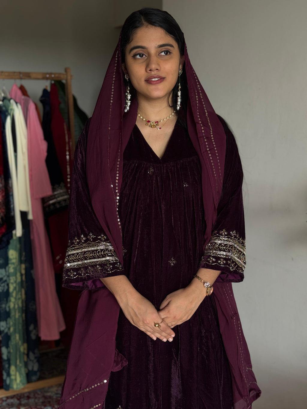 Hifi Eid with velvet Drop