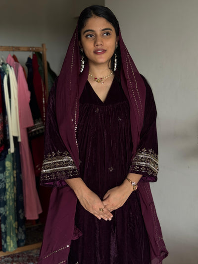 Hifi Eid with velvet Drop