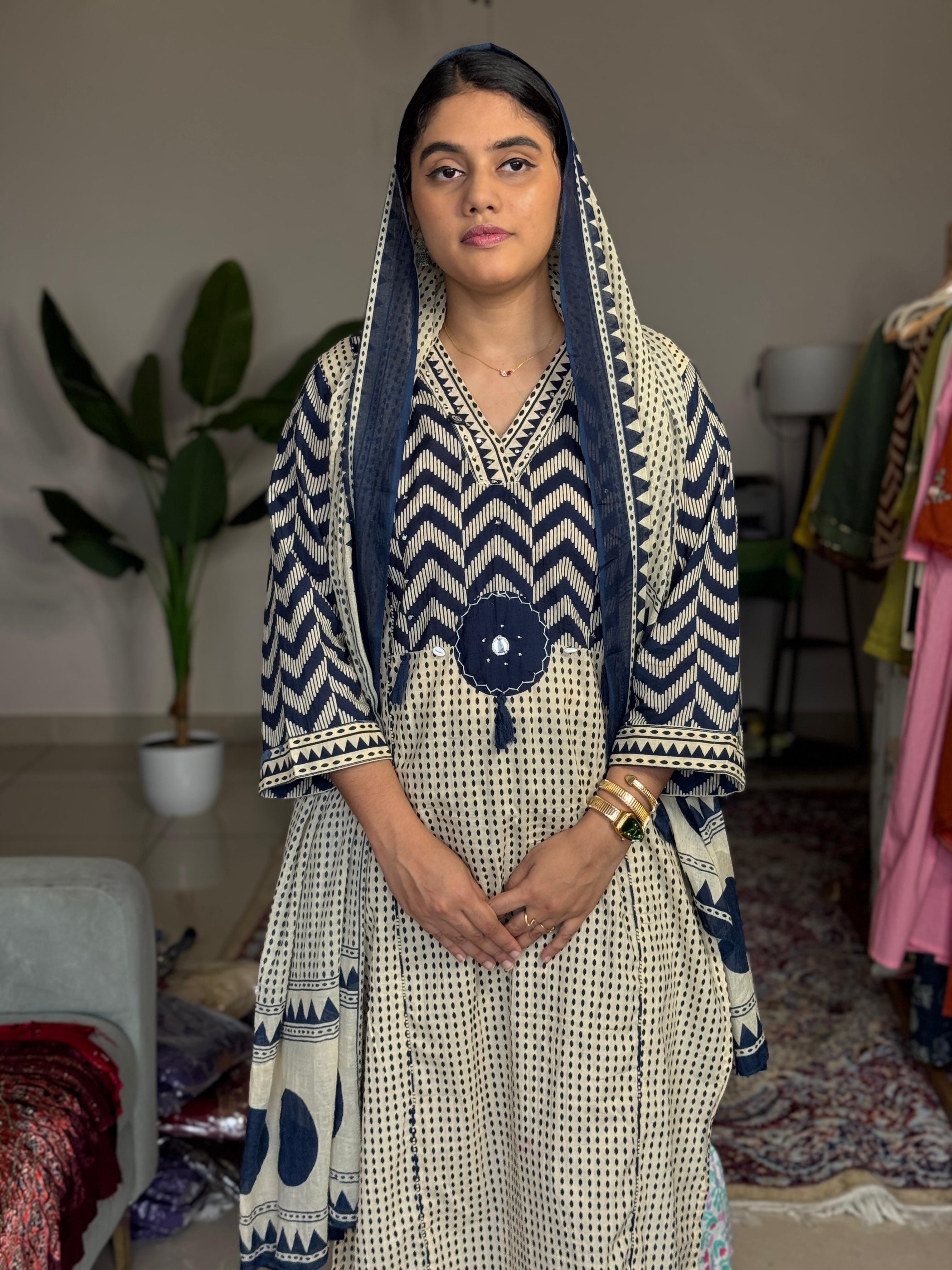 Hifi zigzag Eid cotton