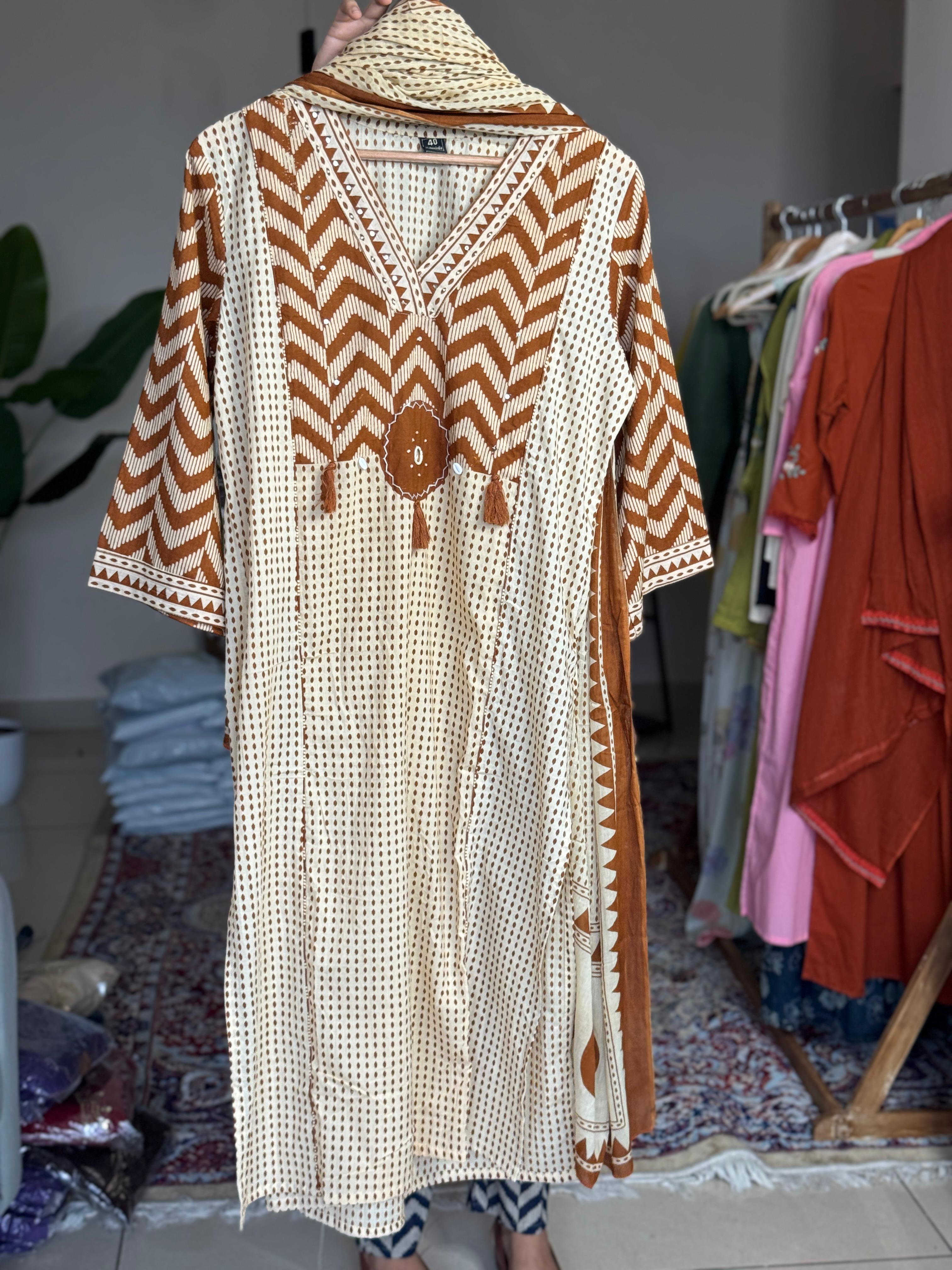 Hifi zigzag Eid cotton