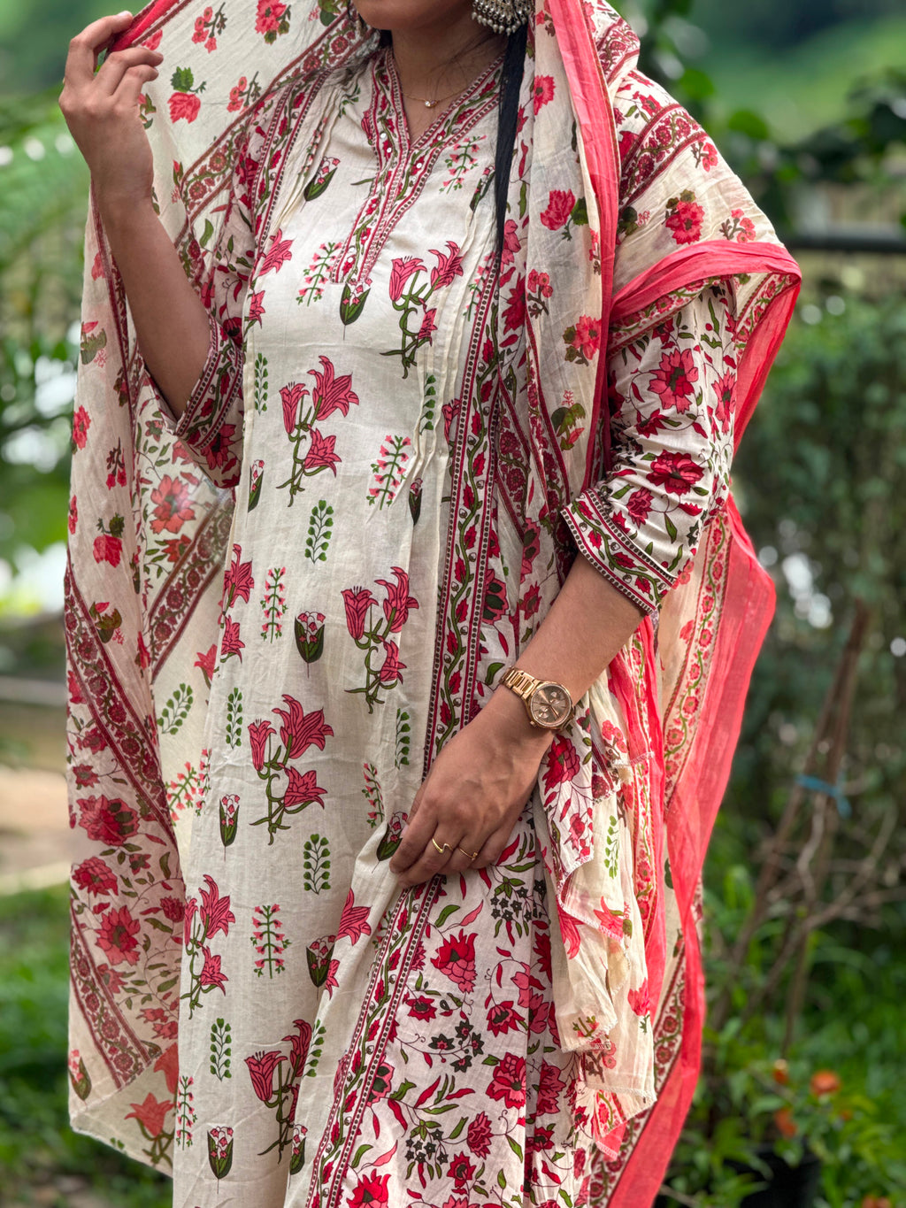 Hifi Vibe Floral Cotton Drop