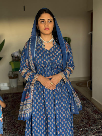 Hifi Ajrakh Cotton Rani 👑