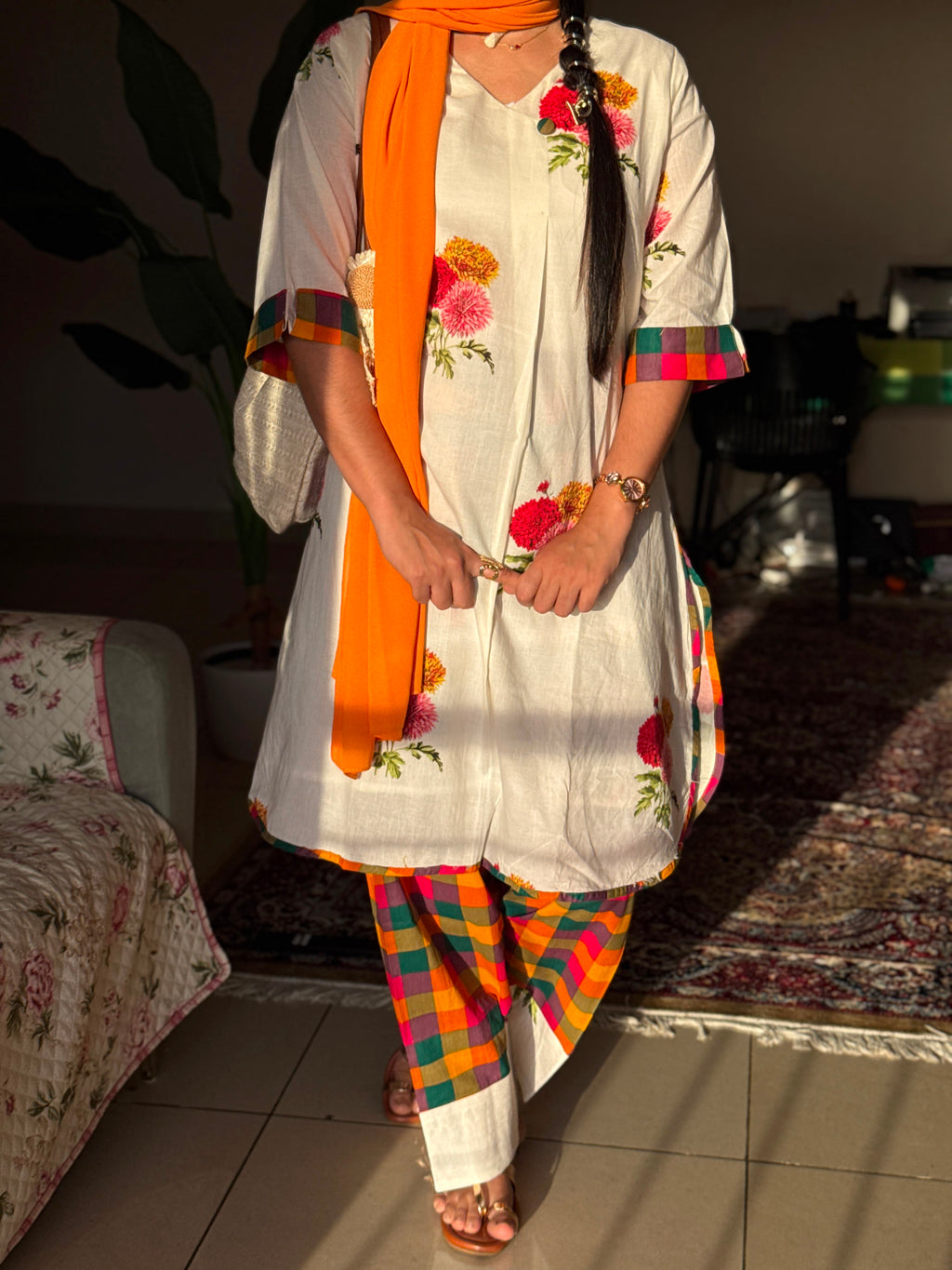 Hifi Madras Monica Check Drop