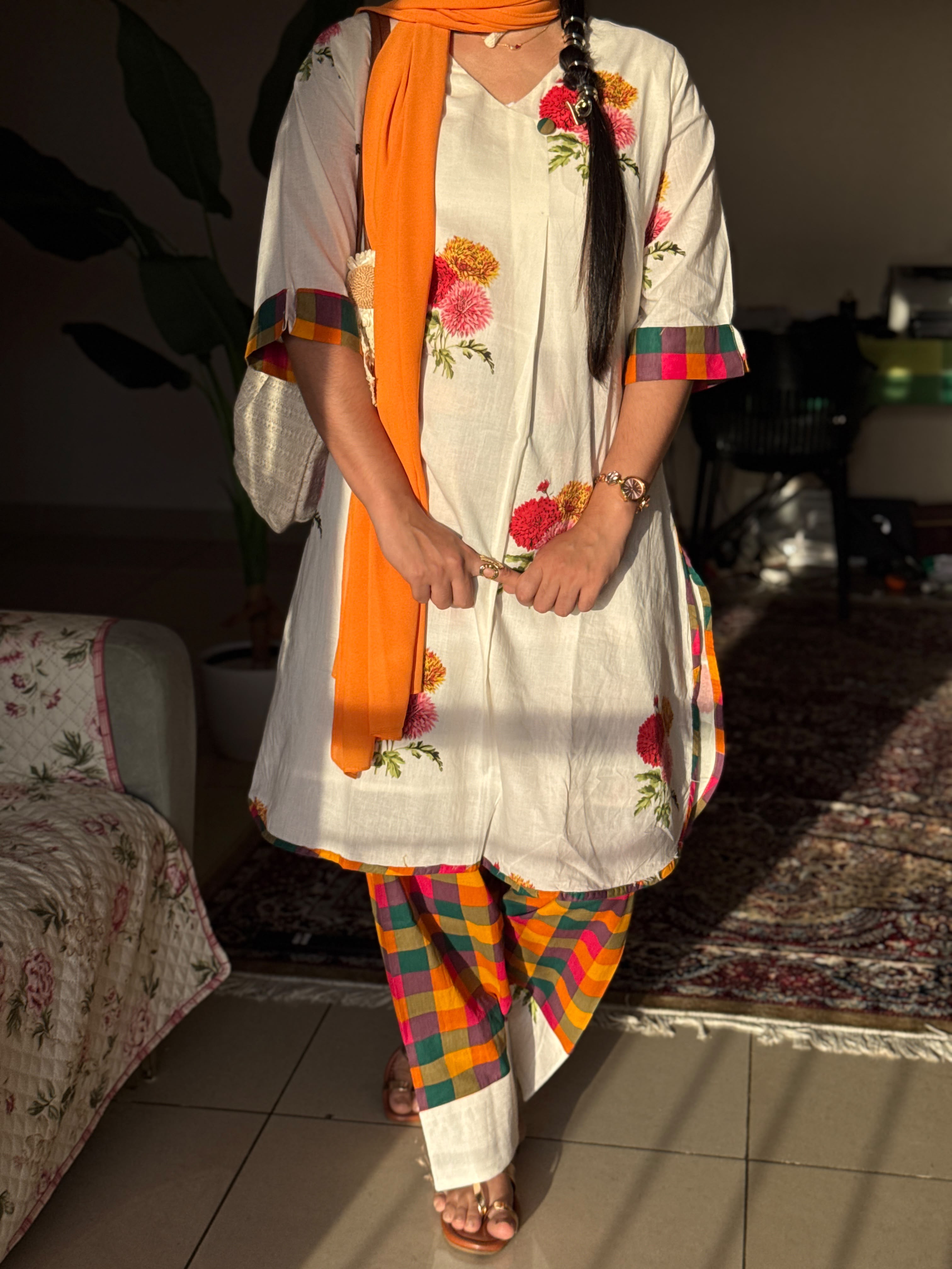 Hifi Madras Monica Check Drop