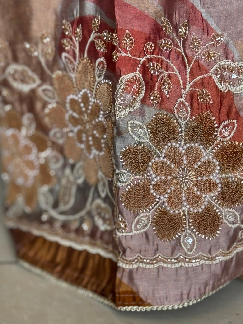 Hifi Muslin abstract unstiched !