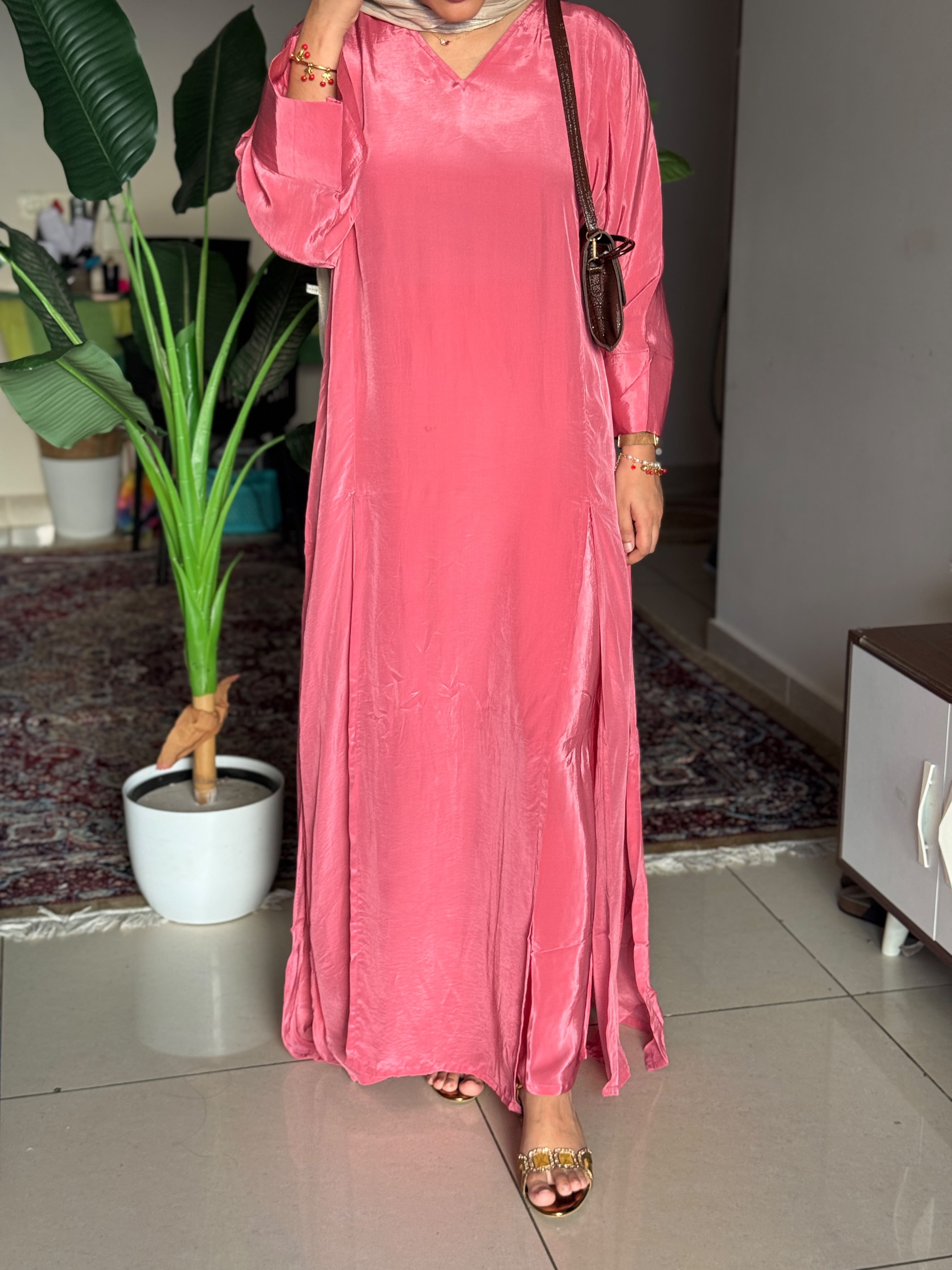 Hifi Front Slit Crepe Cordset