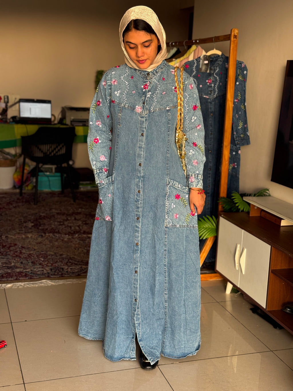 Hifi Denim Aura Gown