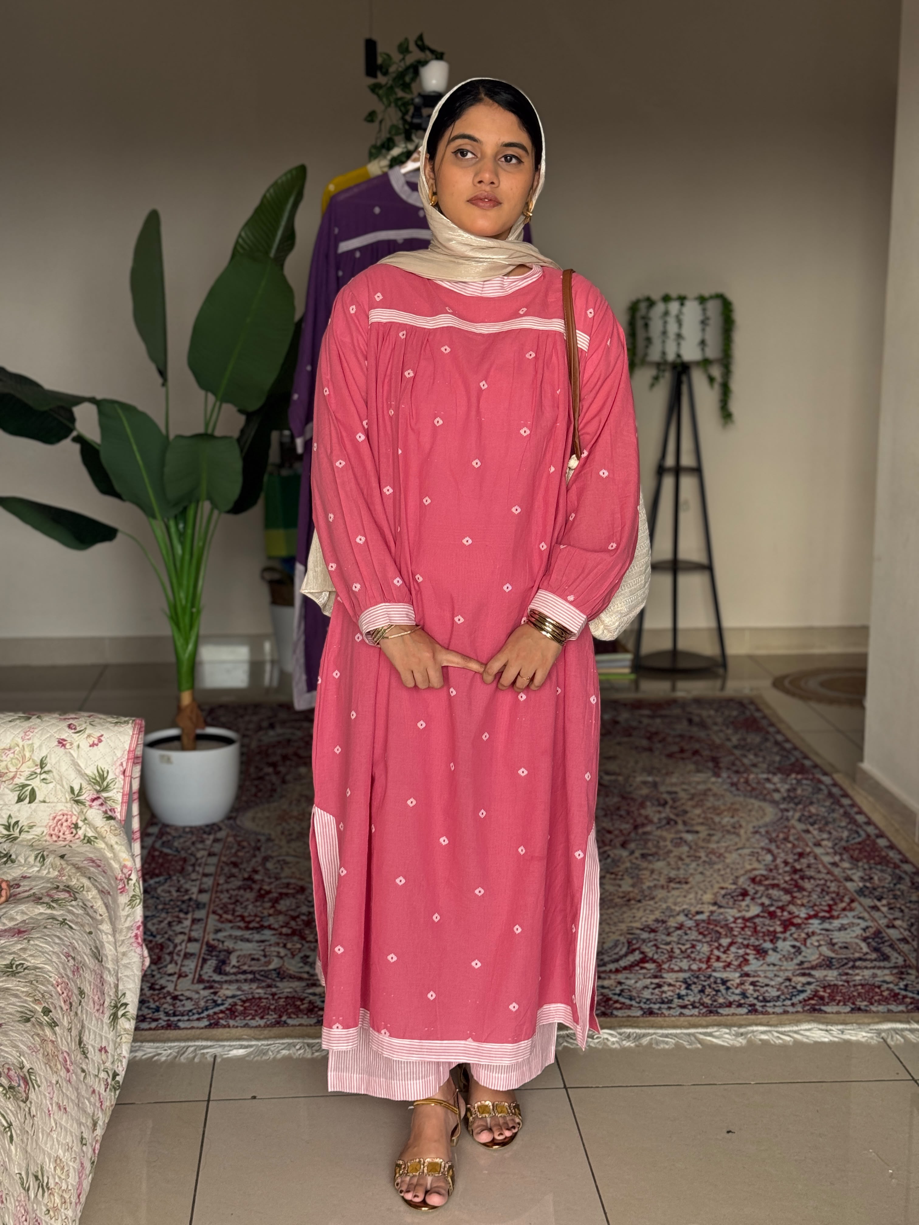 Hifi Jamdani Cotton Cordset