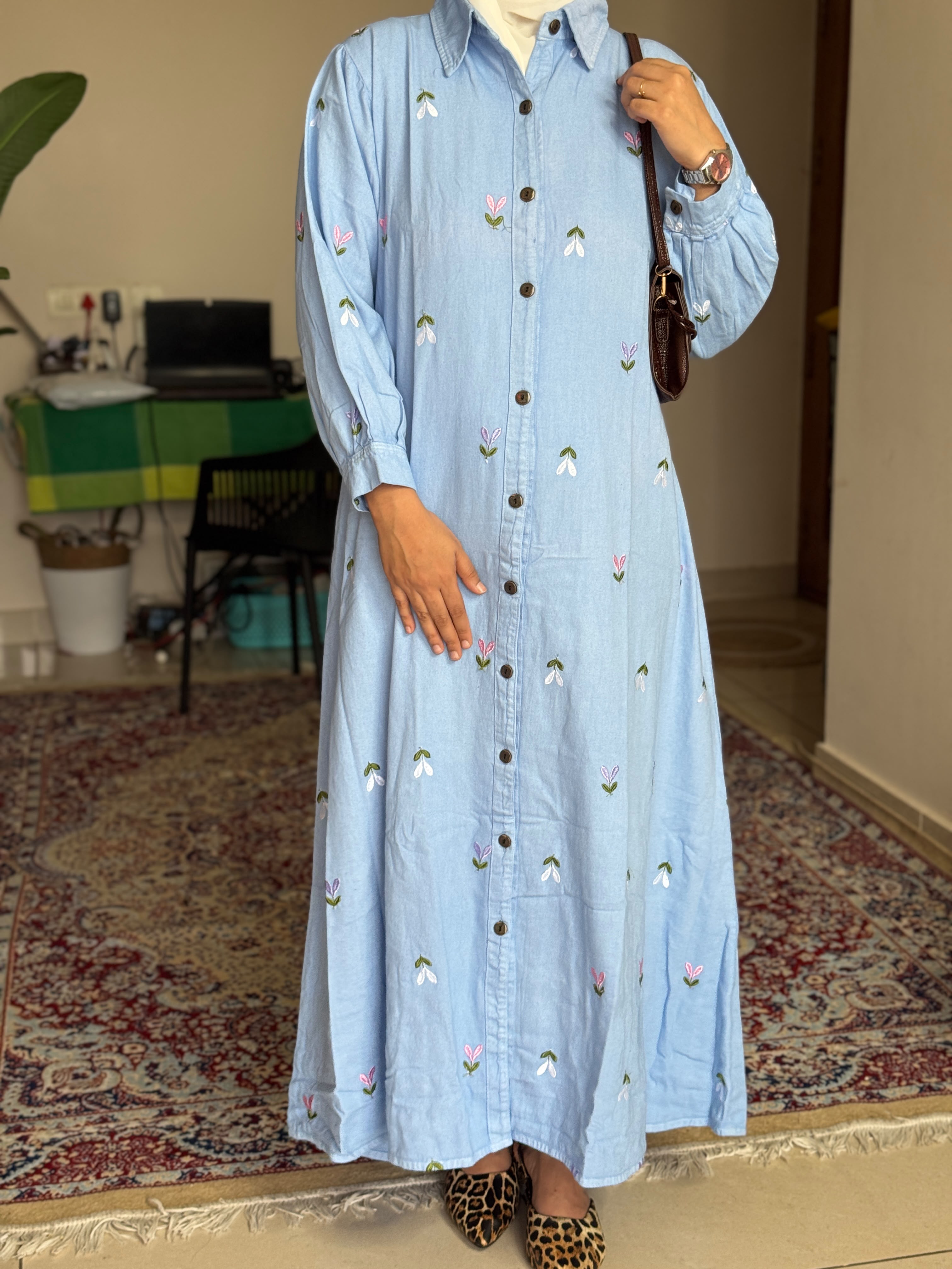 Hifi Denim Viber Gown Drop