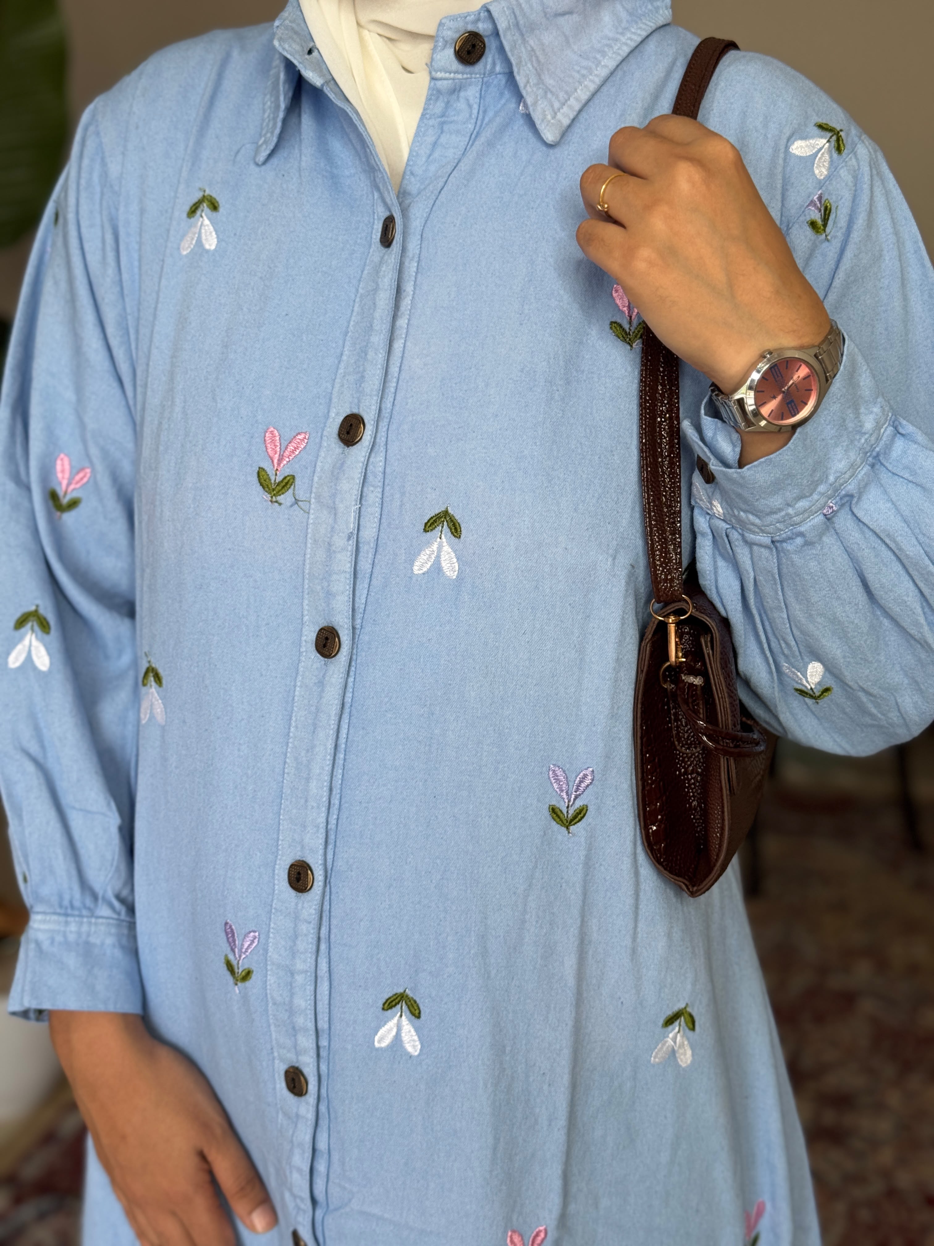 Hifi Denim Viber Gown Drop