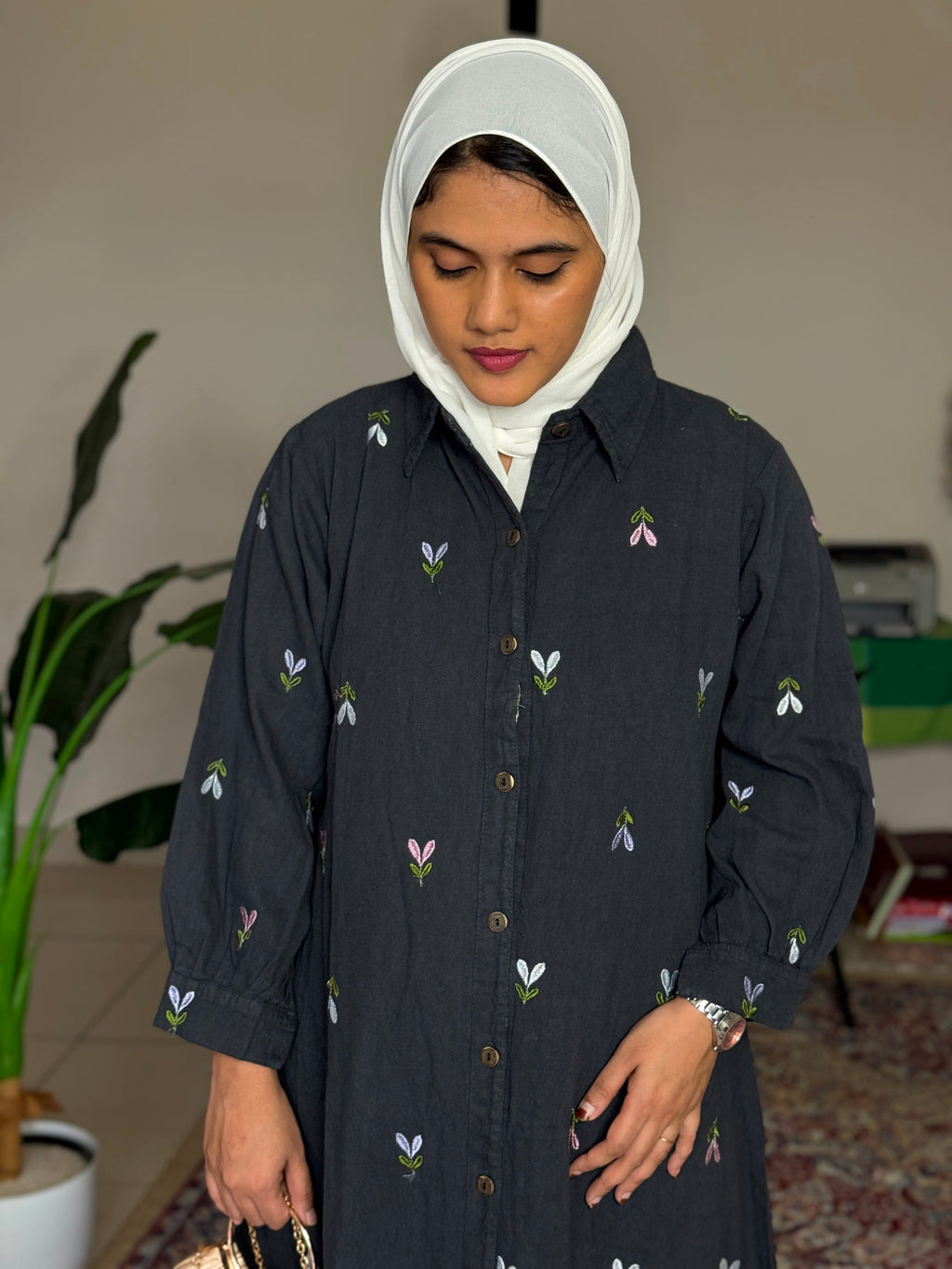 Hifi Denim Viber Gown Drop