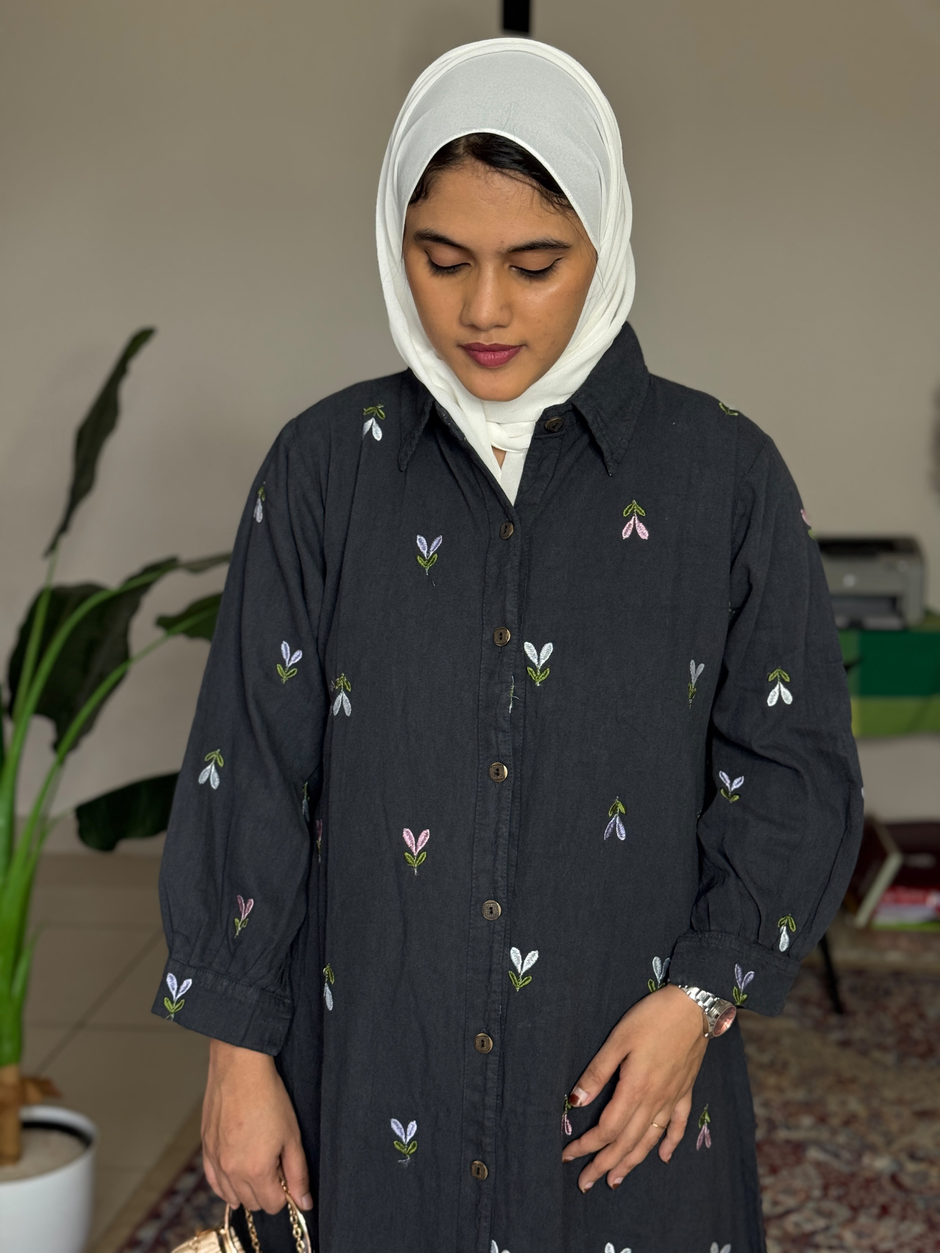 Hifi Denim Viber Gown Drop