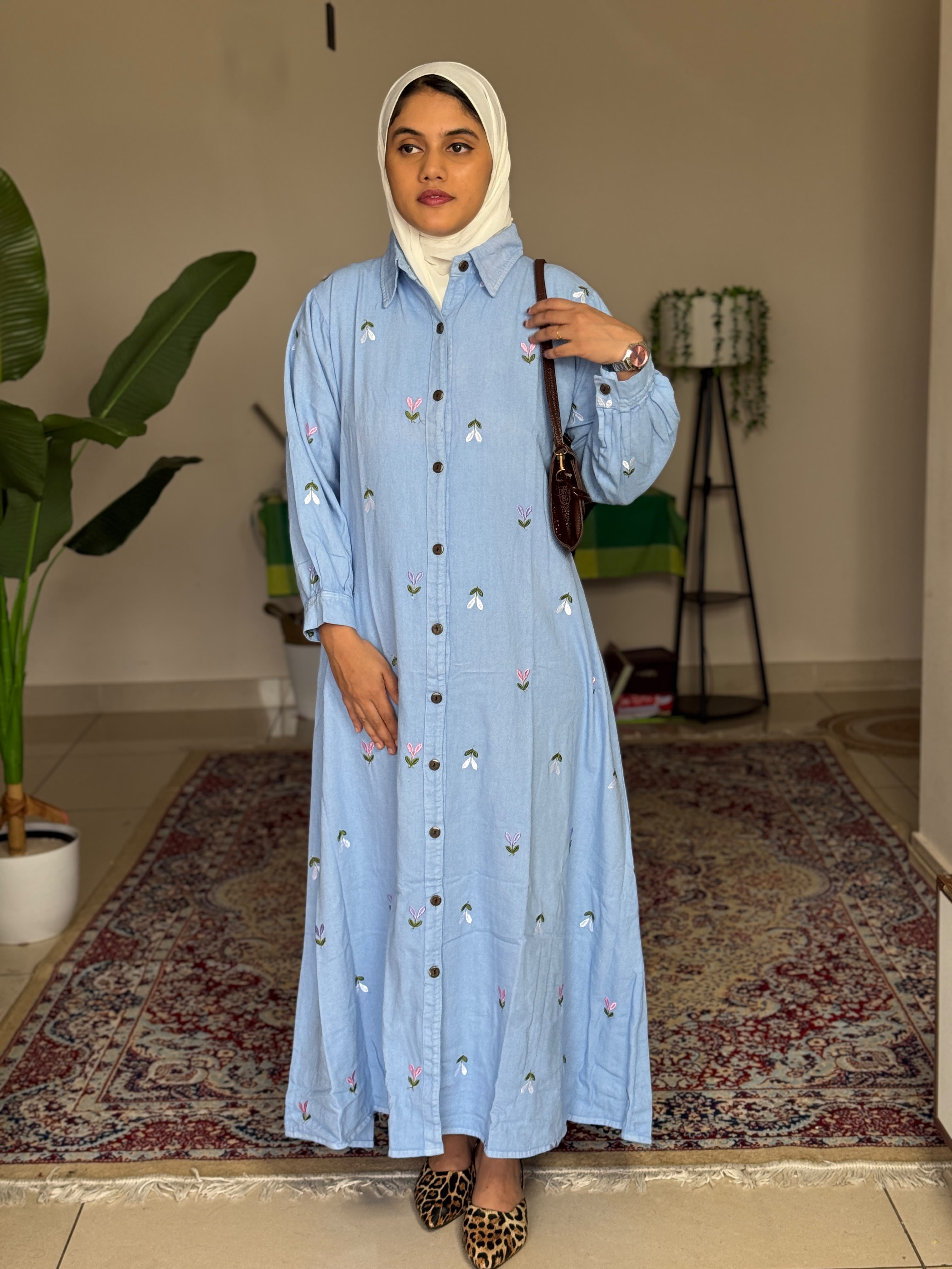 Hifi Denim Viber Gown Drop