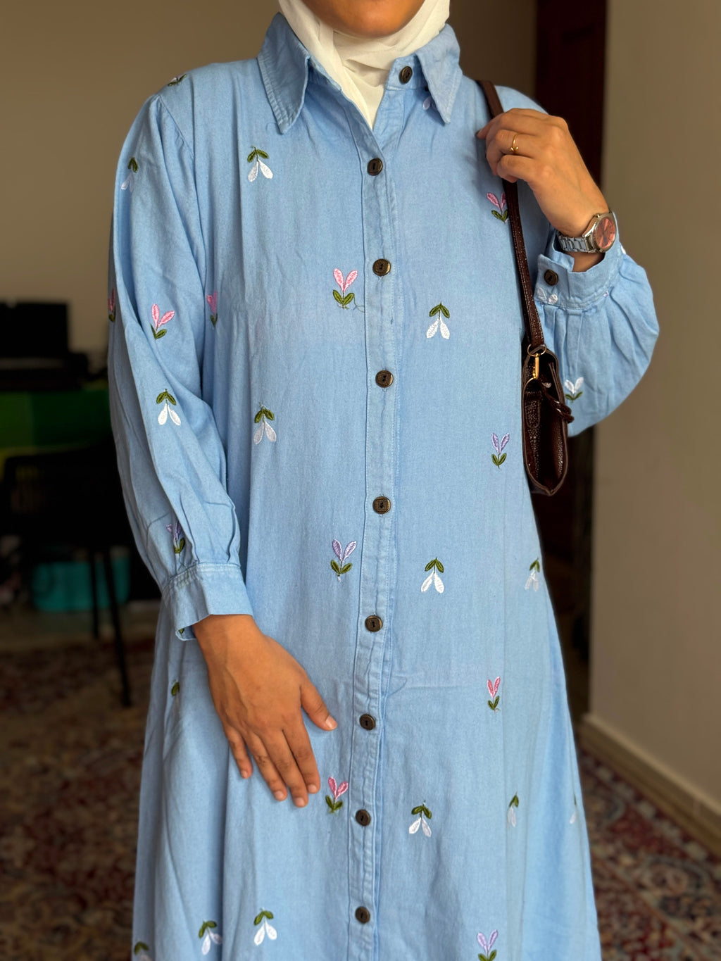 Hifi Denim Viber Gown Drop