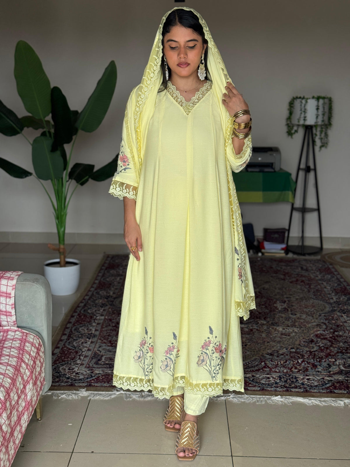 Hifi Imported Butter yellow Suit