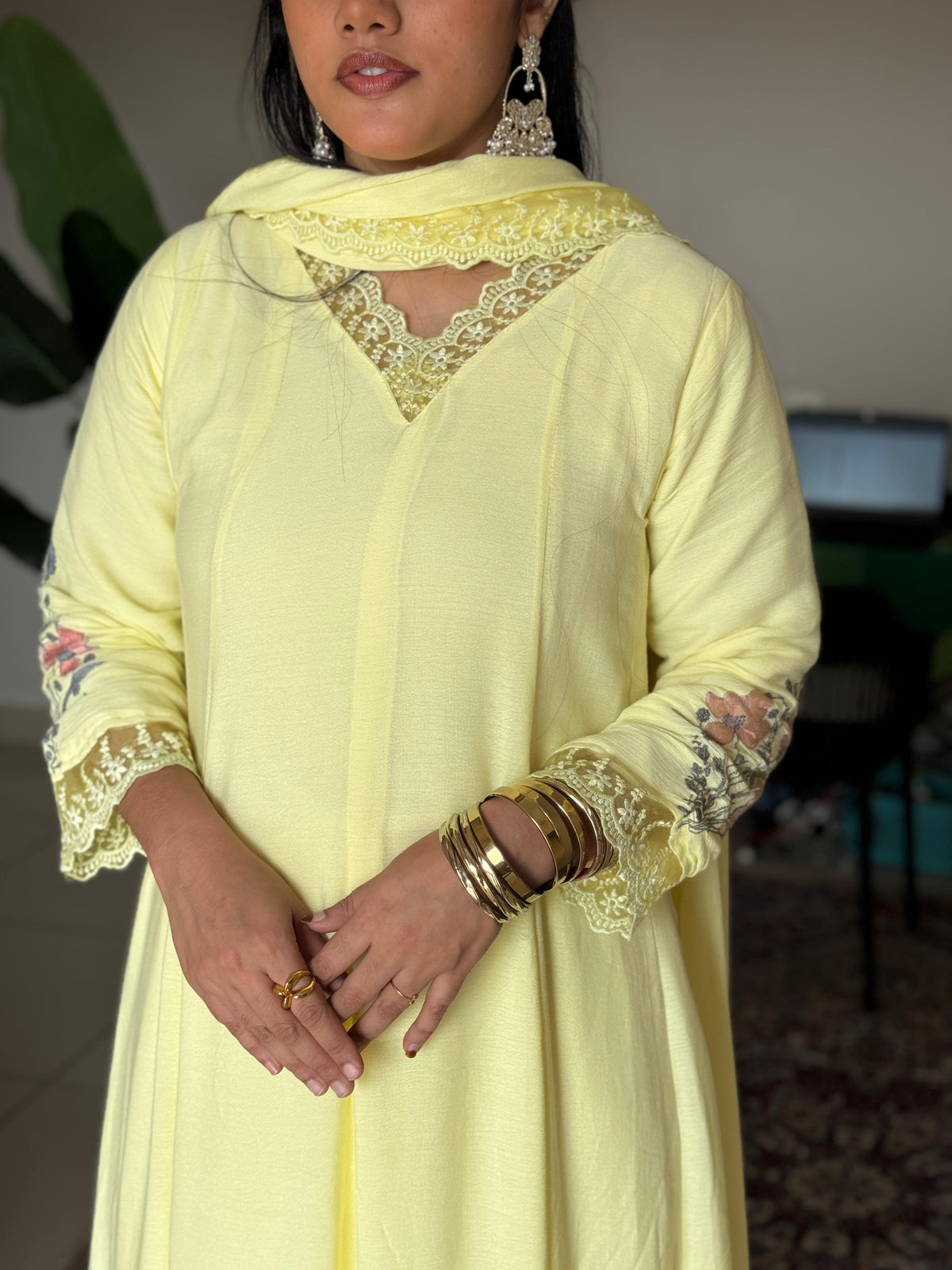 Hifi Imported Butter yellow Suit