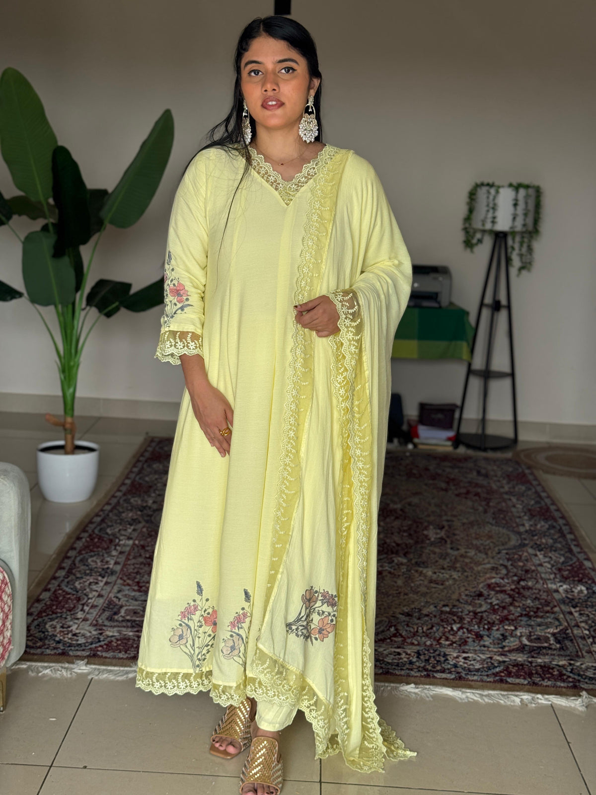 Hifi Imported Butter yellow Suit
