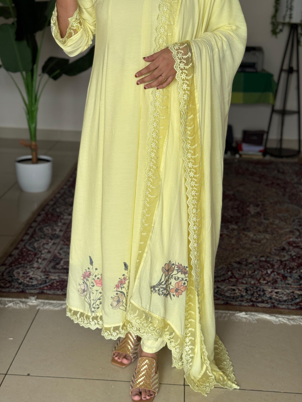 Hifi Imported Butter yellow Suit