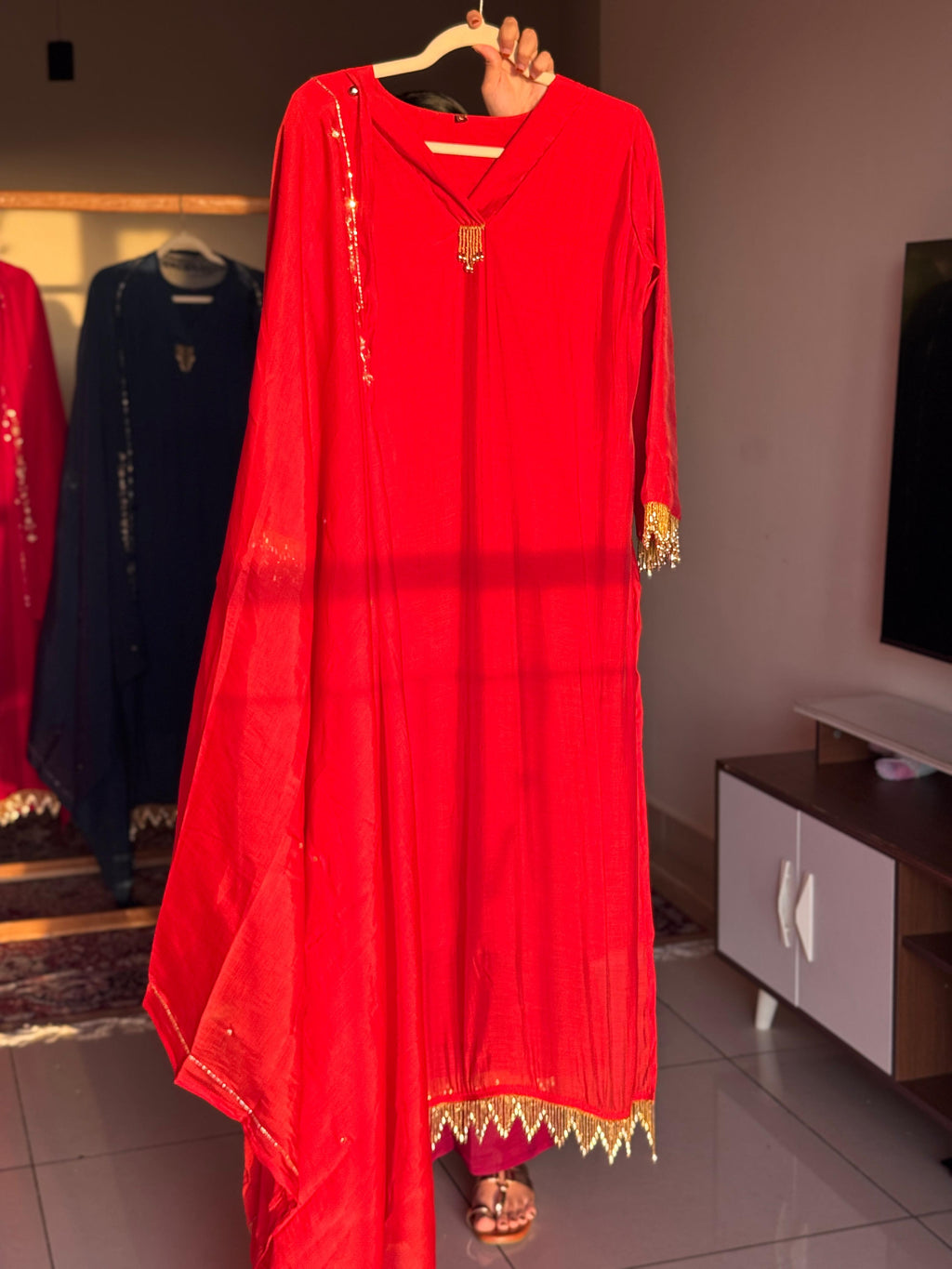 Hifi Aesthetic Elegant Mul chanderi Drop