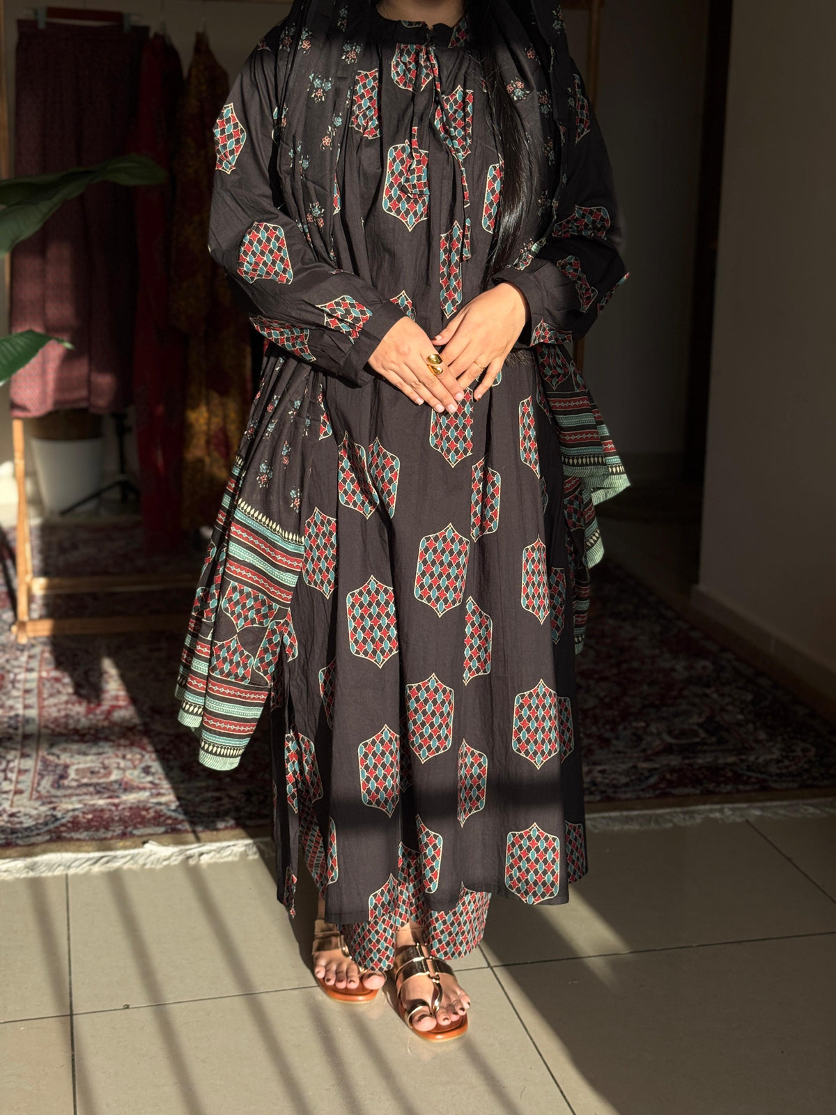 Hifi kalamkali Cotton Vibe Suit