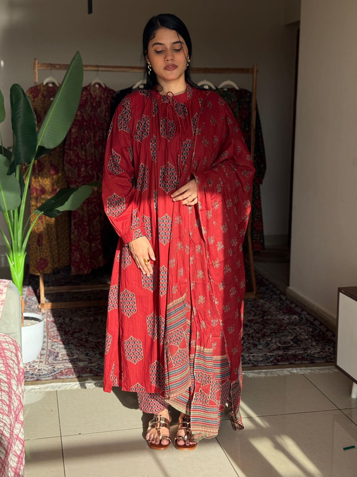 Hifi kalamkali Cotton Vibe Suit