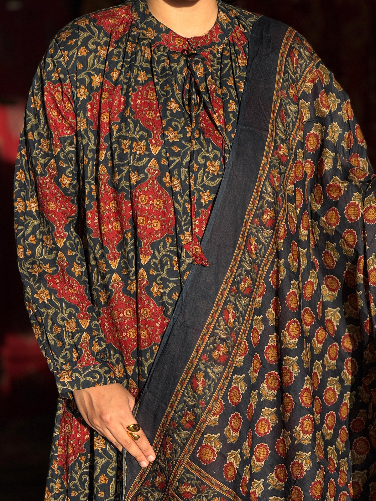 Hifi kalamkali Cotton Vibe Suit