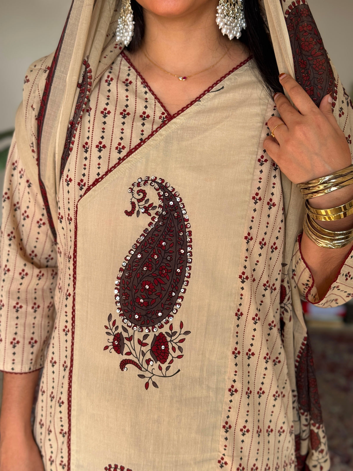 Hifi Cotton Paisley Cuty Drop