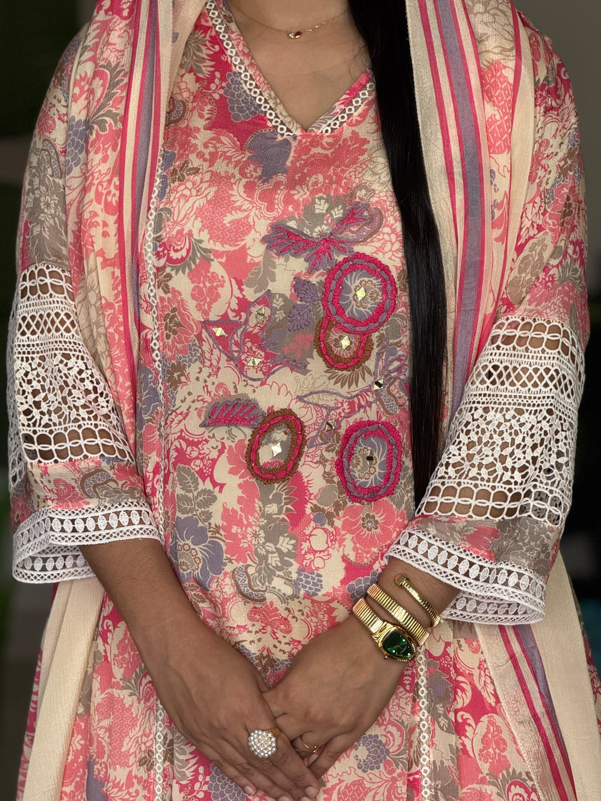 Hifi Pure chinon Crochet Suit