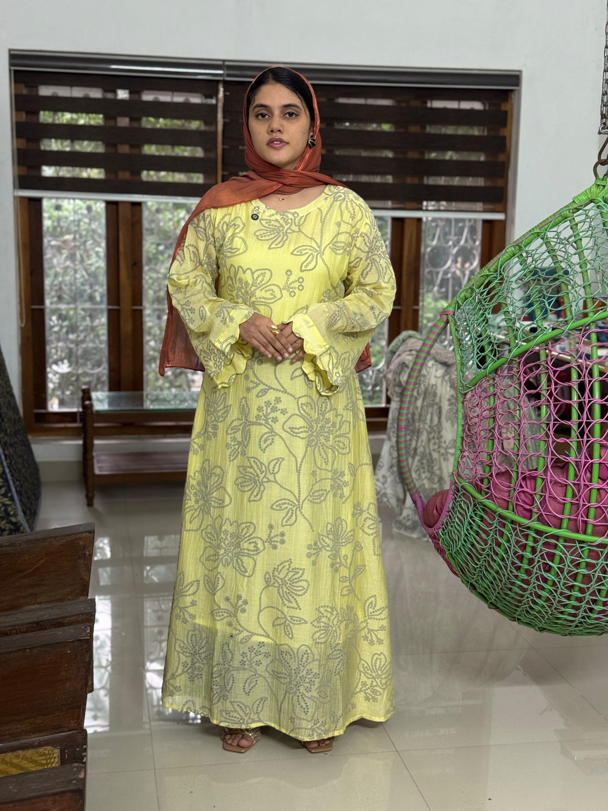 Hifi leaf gown drop