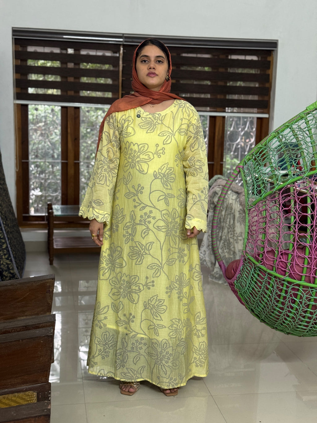 Hifi leaf gown drop