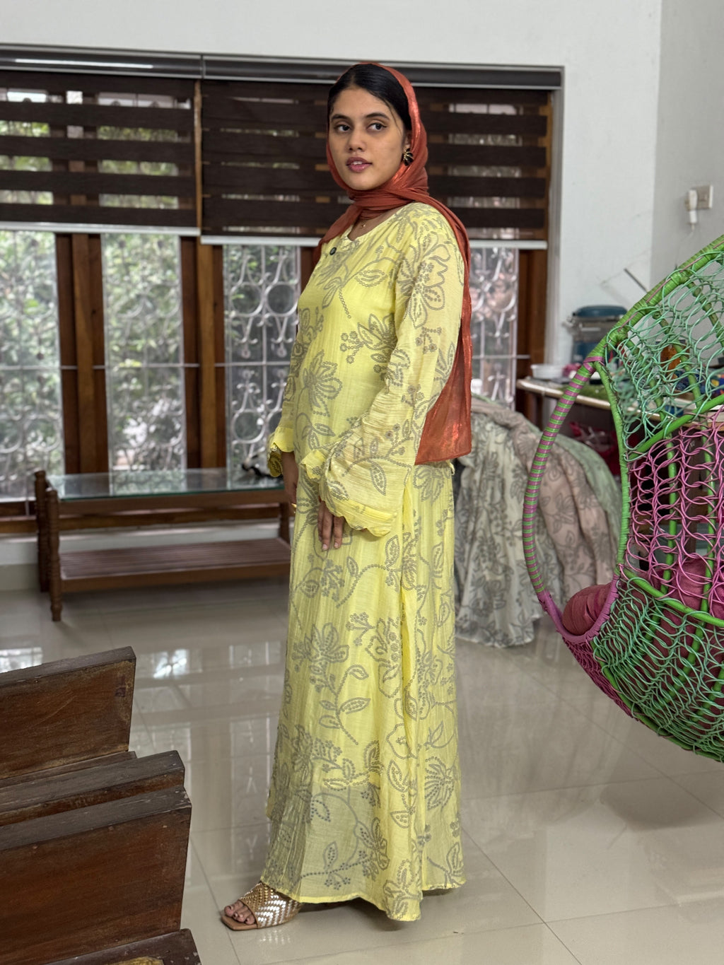 Hifi leaf gown drop