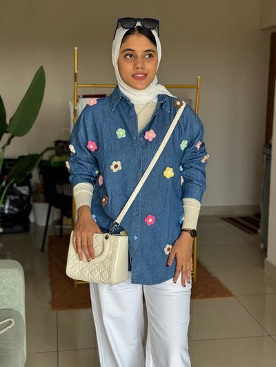 HIFI Denim Crochet shirt