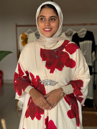 Red floral